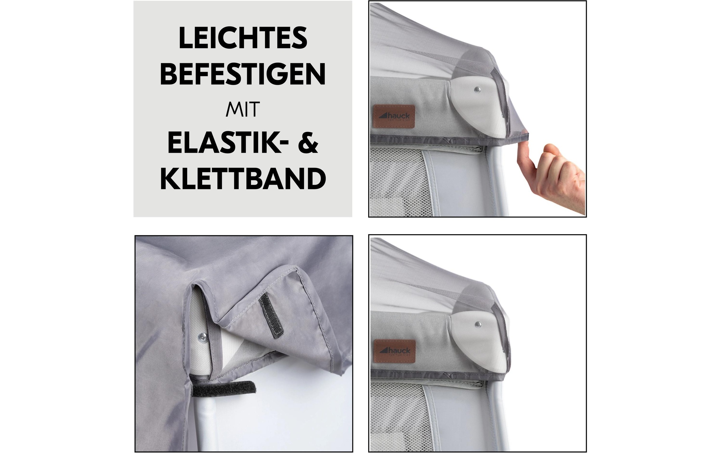 Hauck Moskitonetz »3in1 Grey«, (1 St.)