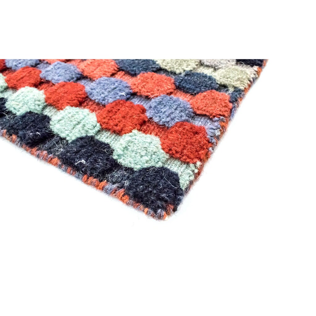 morgenland Wollteppich »Loribaft Teppich handgewebt mehrfarbig«, rechteckig