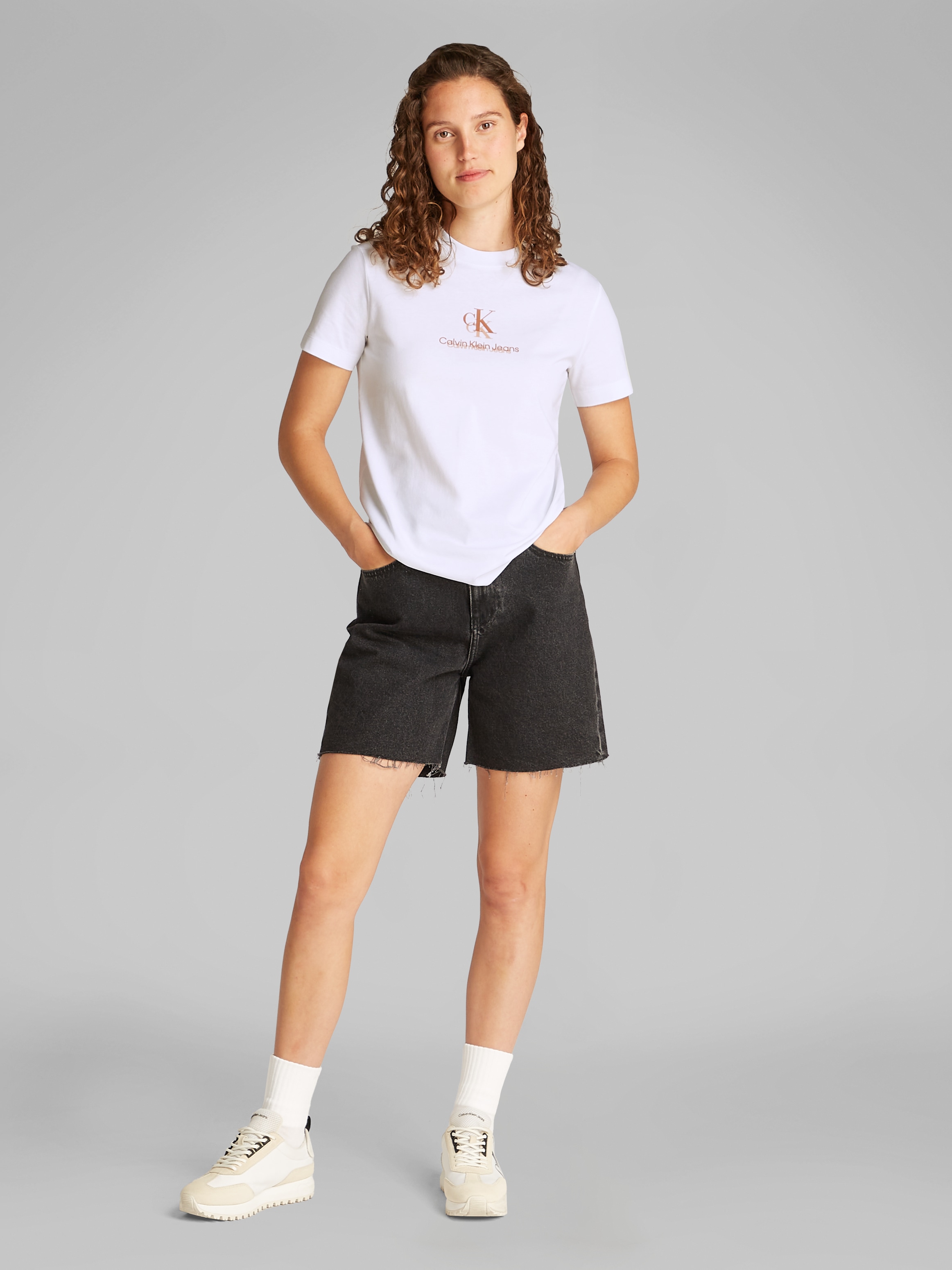 Calvin Klein Jeans T-Shirt »SHADOW GRAPHIC REGULAR TEE«, mit Logo