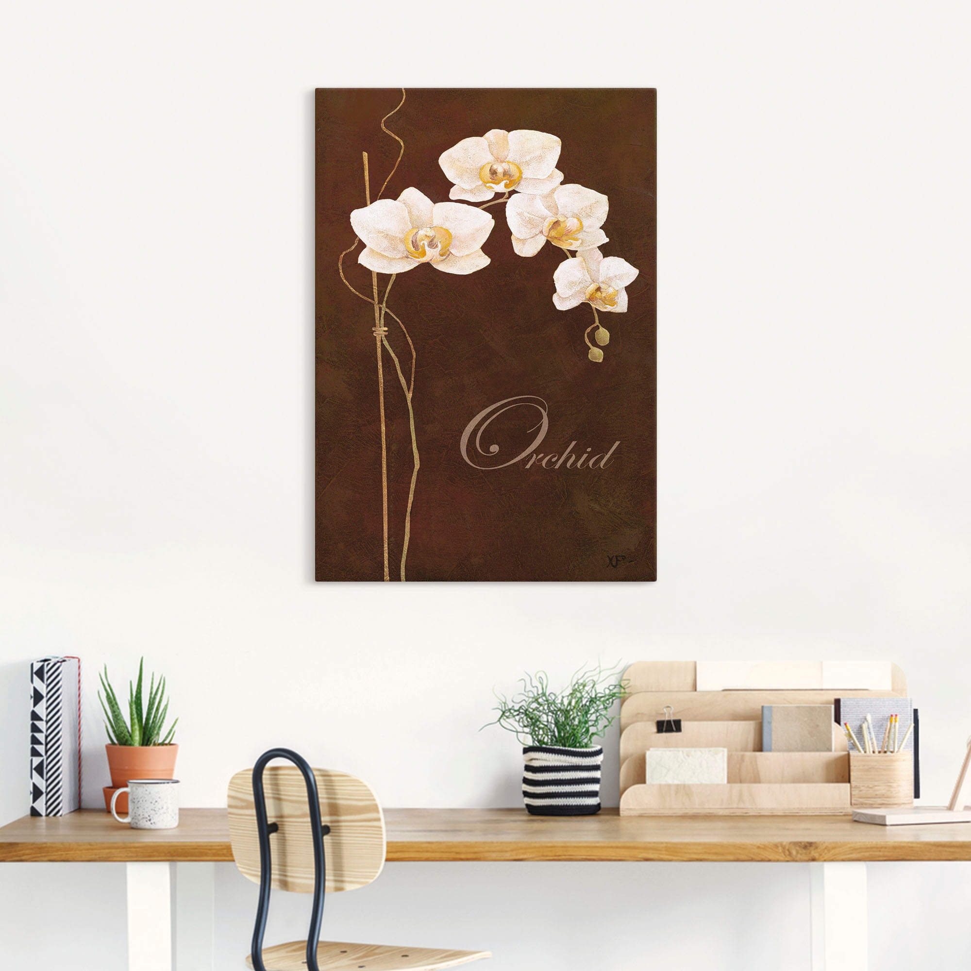 Artland Wandbild »Zarte Orchidee«, shoppen Leinwandbild, St.), online Blumen, Poster | oder versch. in Grössen als Alubild, (1 Jelmoli-Versand Wandaufkleber