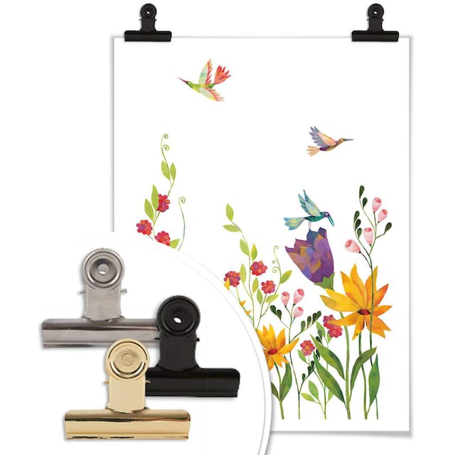 Wall-Art Poster »Blanz Blumen Blütenpoesie Floral«, Blumen, (1 St.), Poster,  Wandbild, Bild, Wandposter online shoppen | Jelmoli-Versand