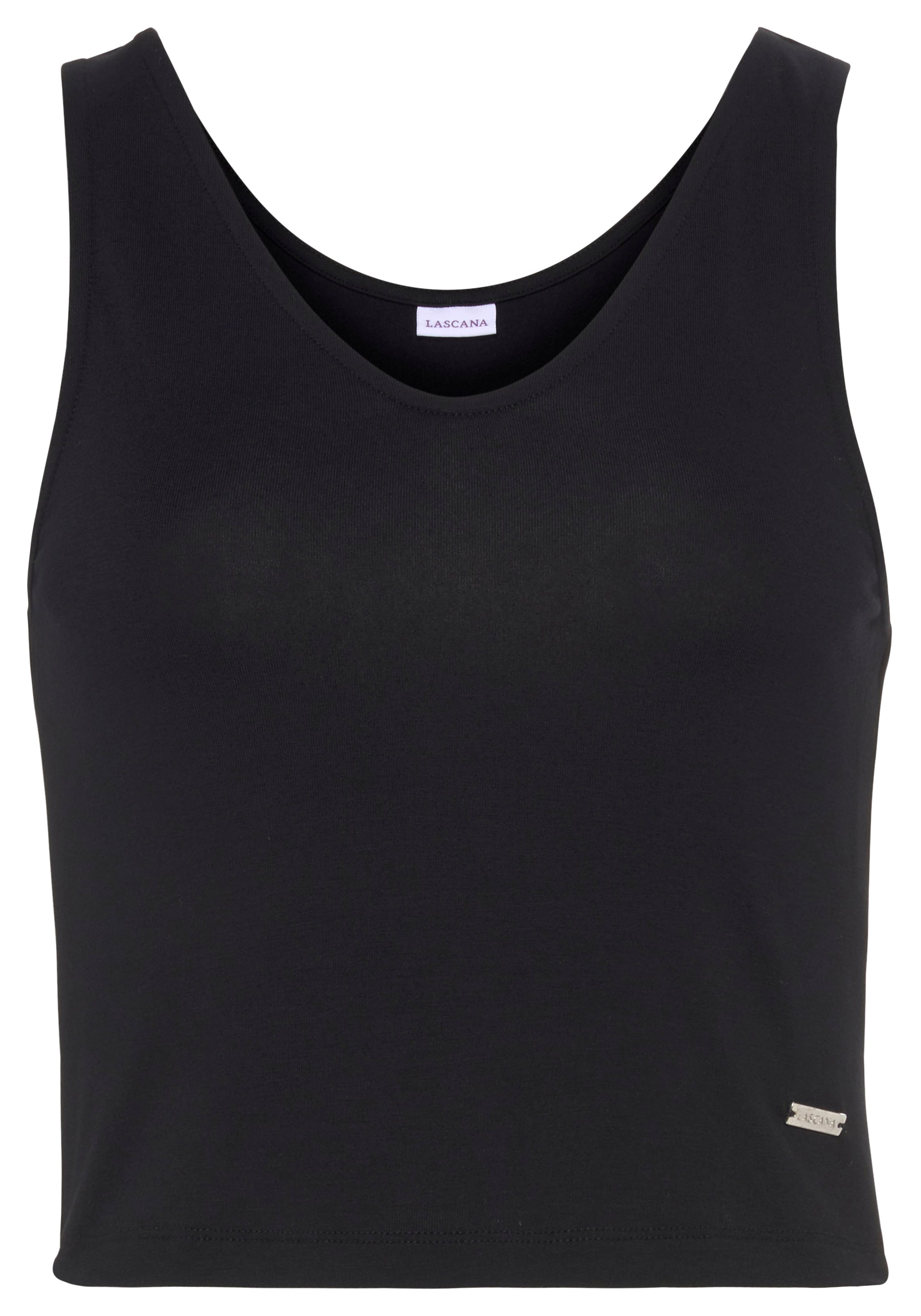LASCANA Tanktop, modisch kurzer Schnitt