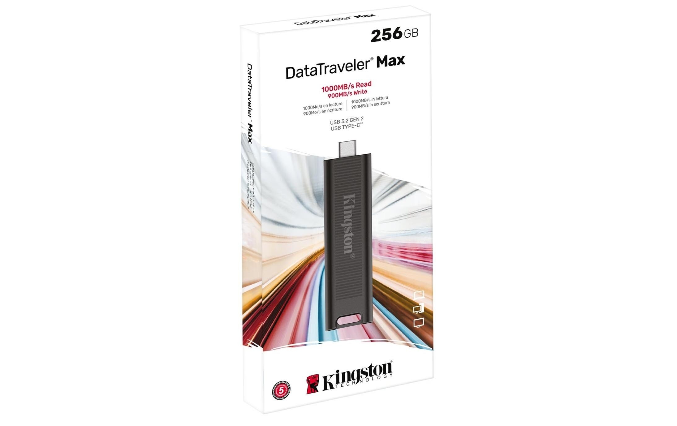 Kingston USB-Stick »DataTraveler Max«, (Lesegeschwindigkeit 1000 MB/s)