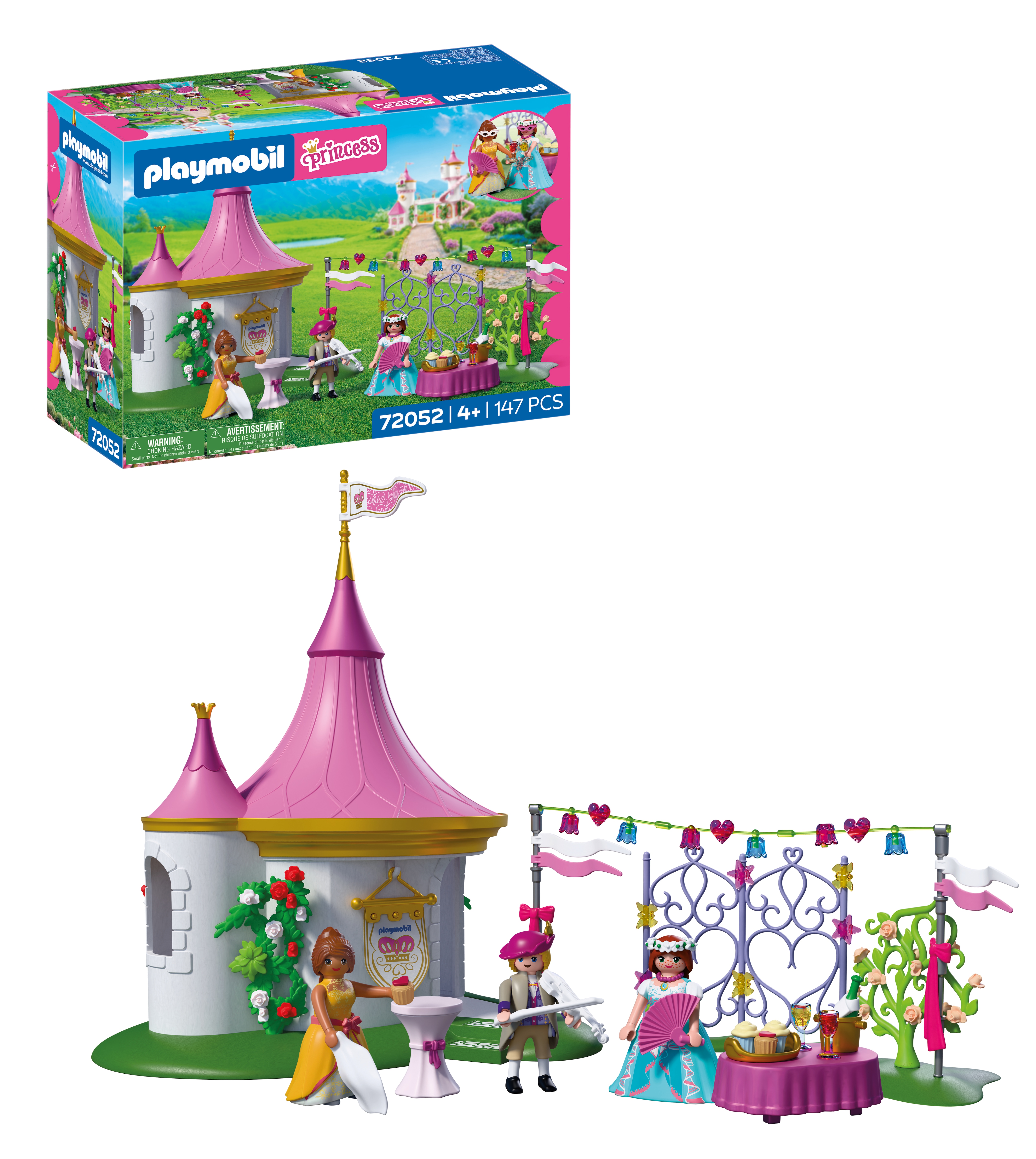 Playmobil Konstruktions-Spielset "Maskenball im Pavillon (72052), Princess" Made in Europe