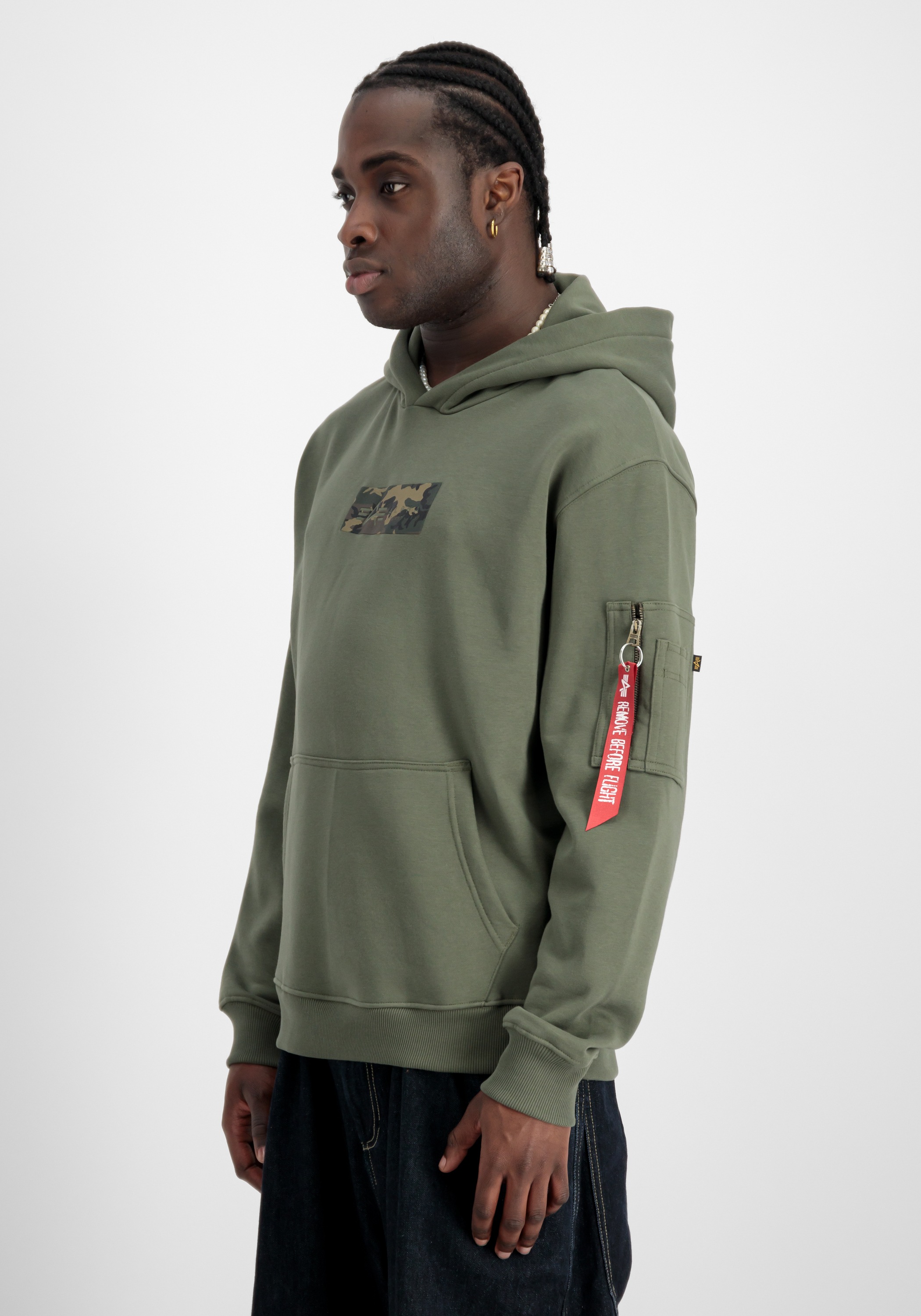 Alpha Industries Hoodie »Alpha Industries Men - Hoodies Camo Panel Hoodie«