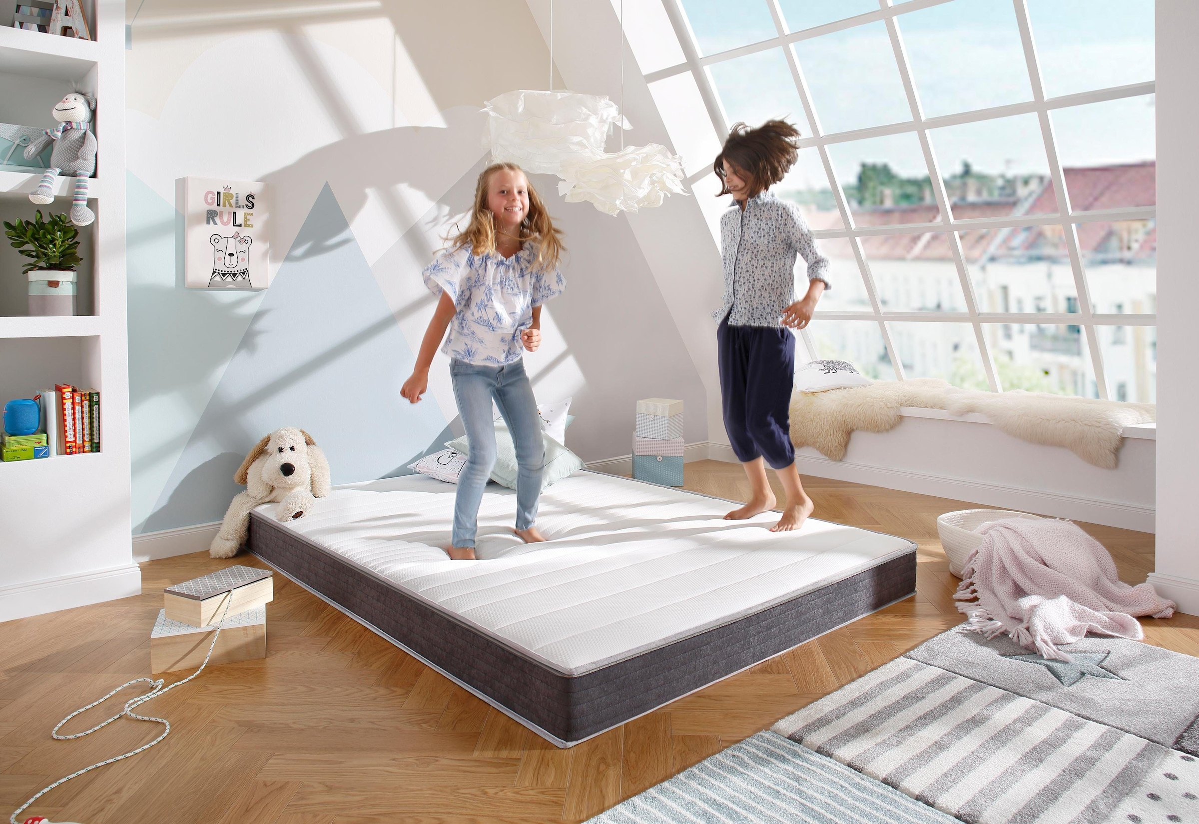 Lüttenhütt Komfortschaummatratze »Universal, 7 Zonen Matratze 90x200 cm, 100x200 cm & weitere Grössen«, 17 cm hoch, Raumgewicht: 30 kg/m³, (1 St.), Matratzen, Härtegrad flexibel Gäste- u. Boxspringbetten, ergonomisch