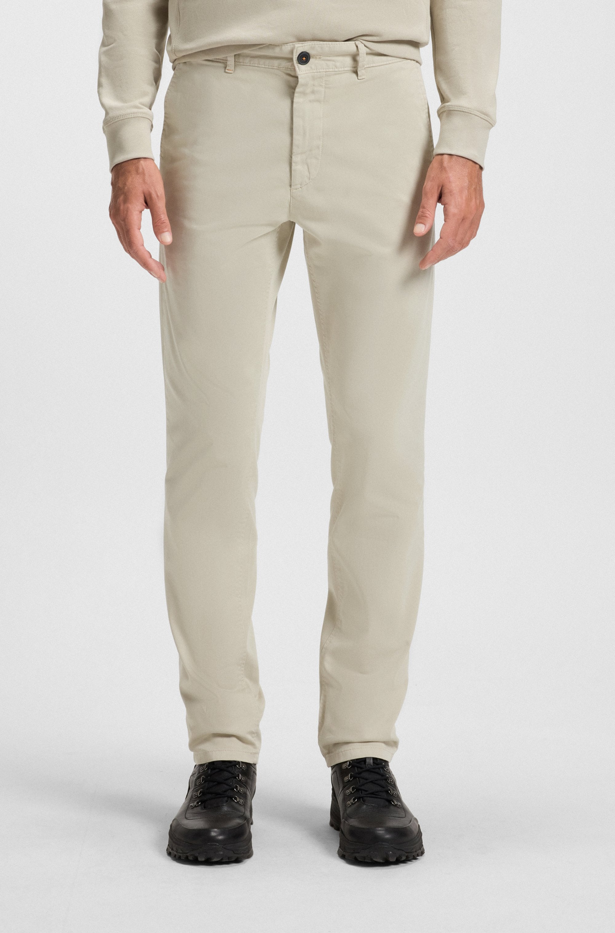 BOSS ORANGE Chinohose »slim« mit Gesässtaschen
