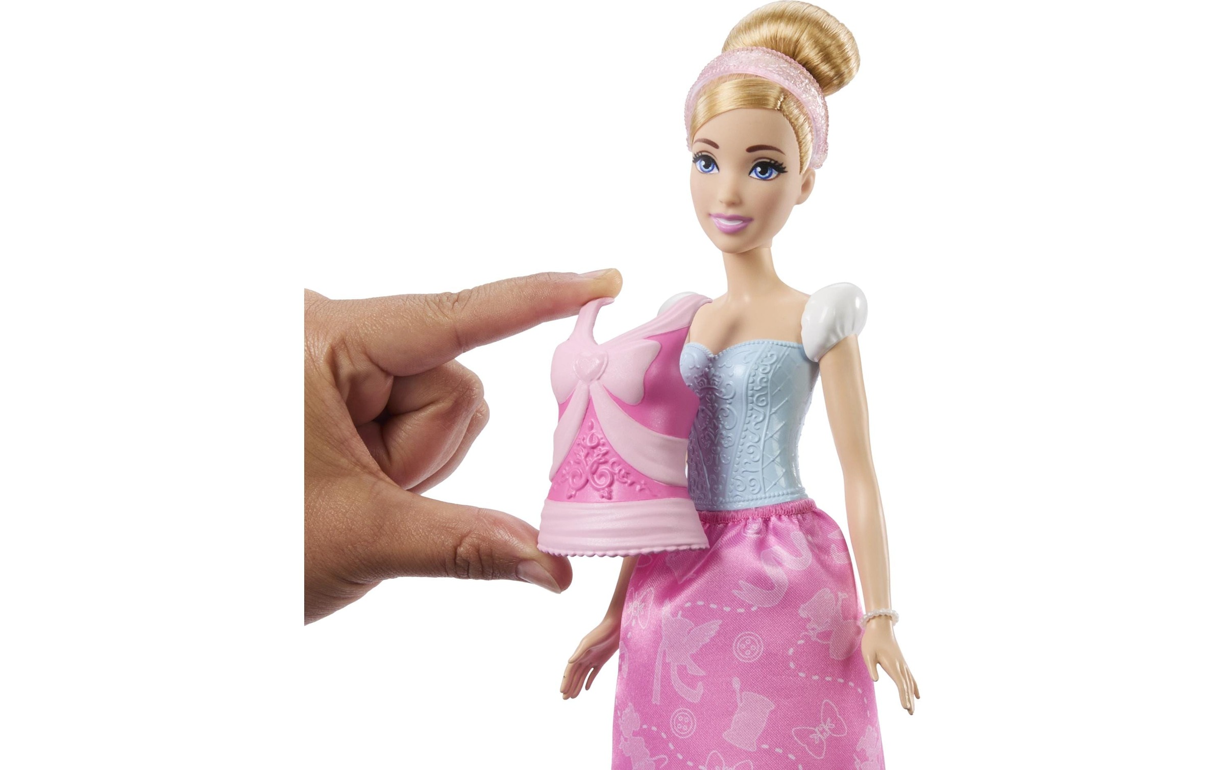 Disney Princess Anziehpuppe »2-in-1-Geschichten Cinderella-Modepuppe«