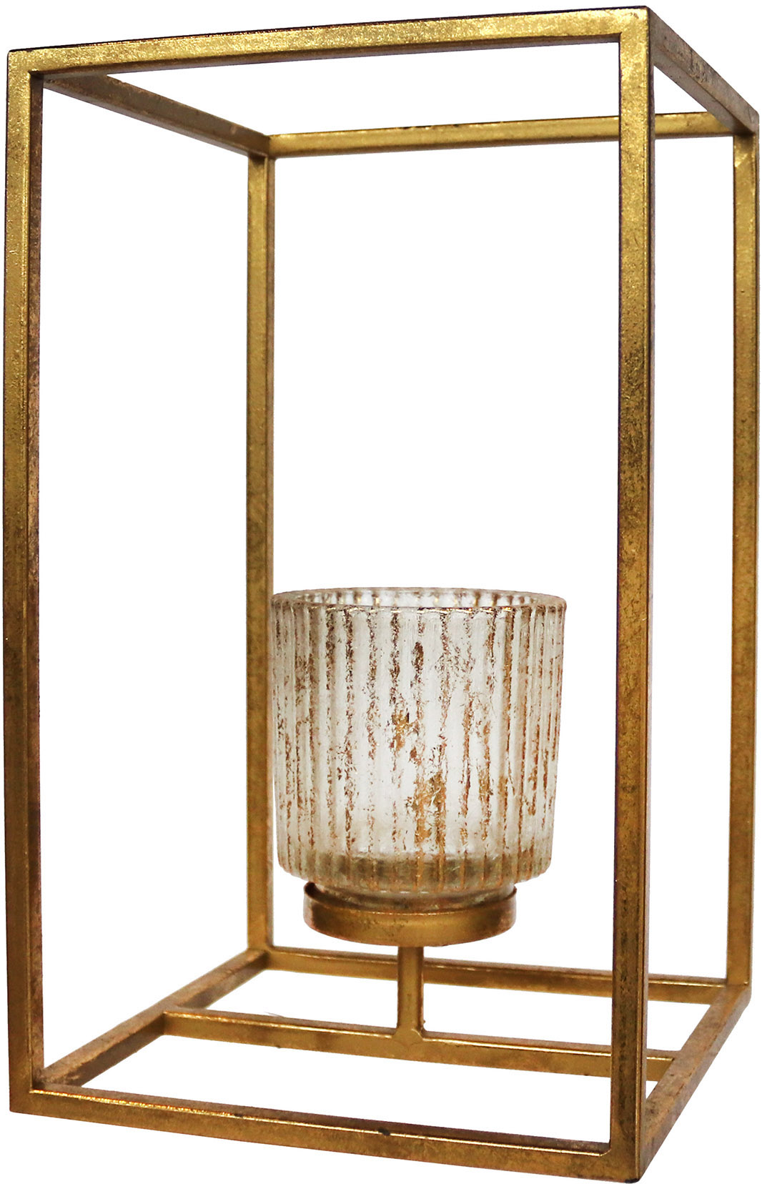 Creativ home Windlicht »Kerzenhalter online Teelichthalter 4 aus LEOPARD«, St.), Glas (Set
