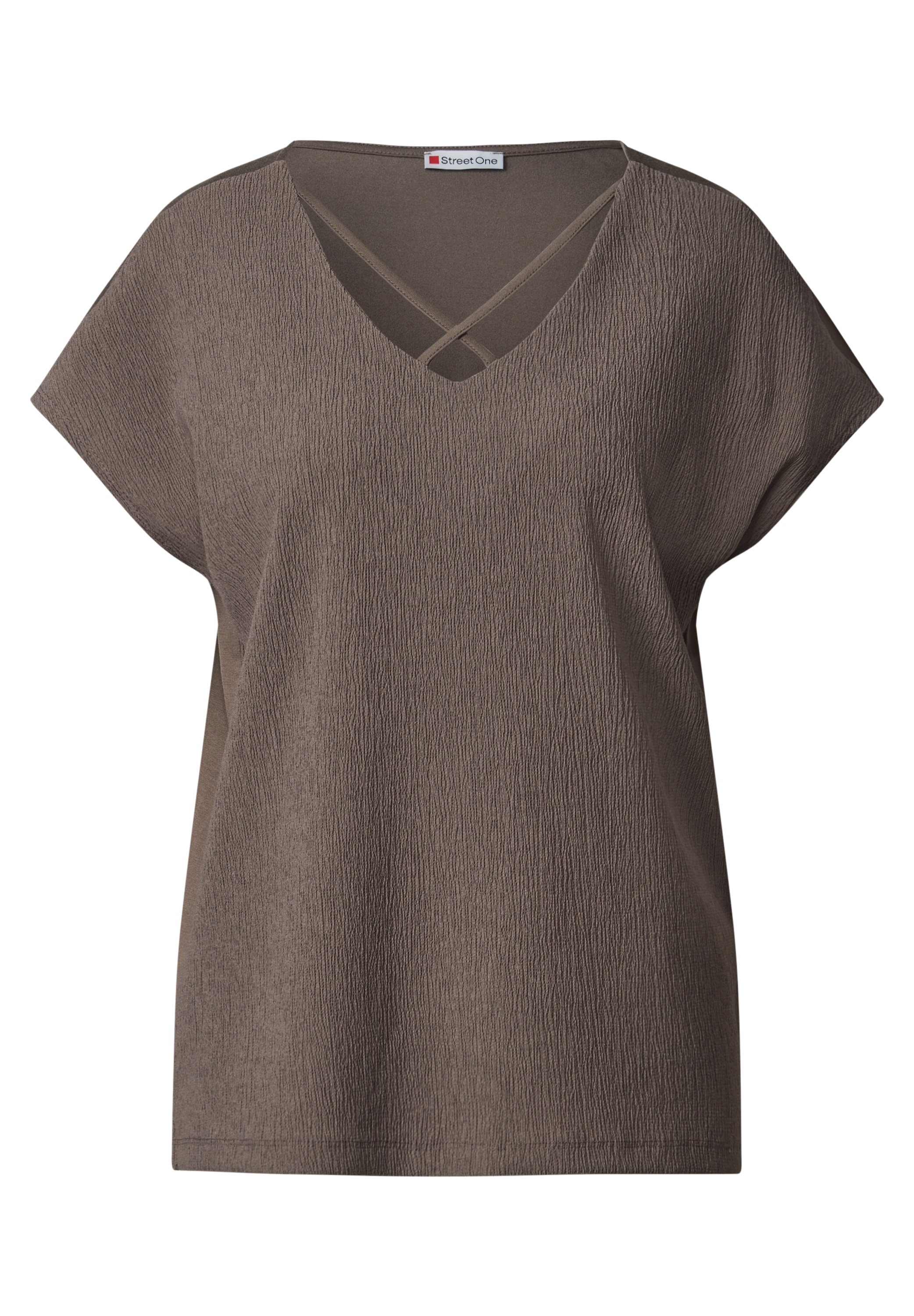 STREET ONE Shirttop, mit Struktur