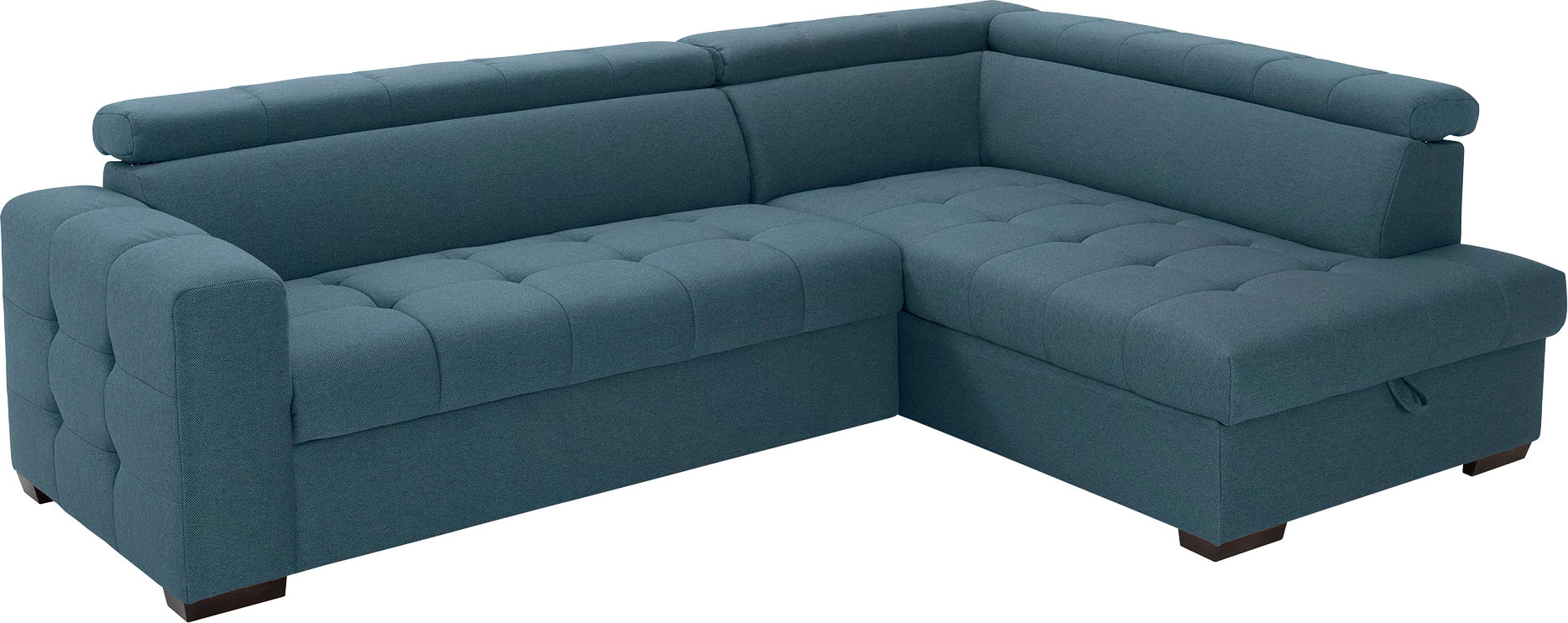 »Otusso«, Ecksofa Wahlweise Bettkasten sofa online bestellen | fashion Jelmoli-Versand Sitzbereich, Steppung Bettfunktion mit im exxpo - und