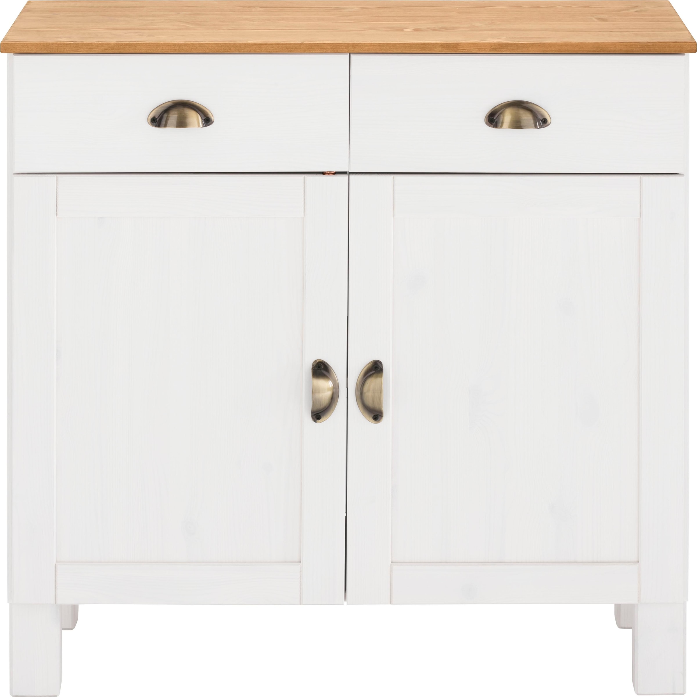 Home affaire Unterschrank »Oslo«, tief, 85 cm Jelmoli-Versand nutzbar, 38 2 Türen, | 2 als kaufen online Sideboard cm breit, Schubladen