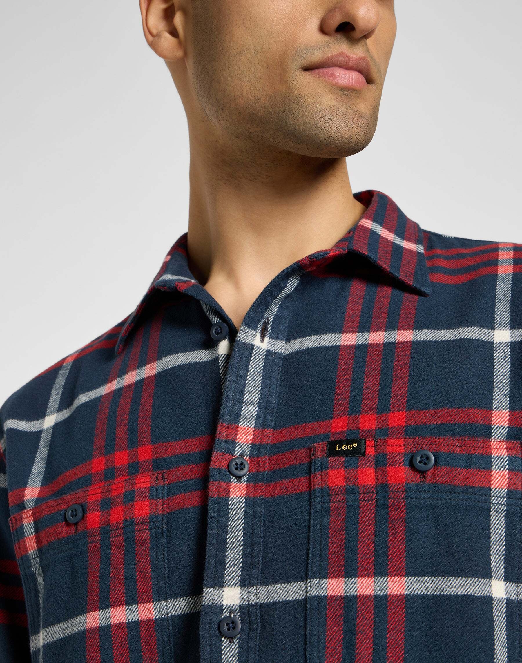 Lee® Langarmhemd »LEE Langarmhemd Worker Shirt 2.0«