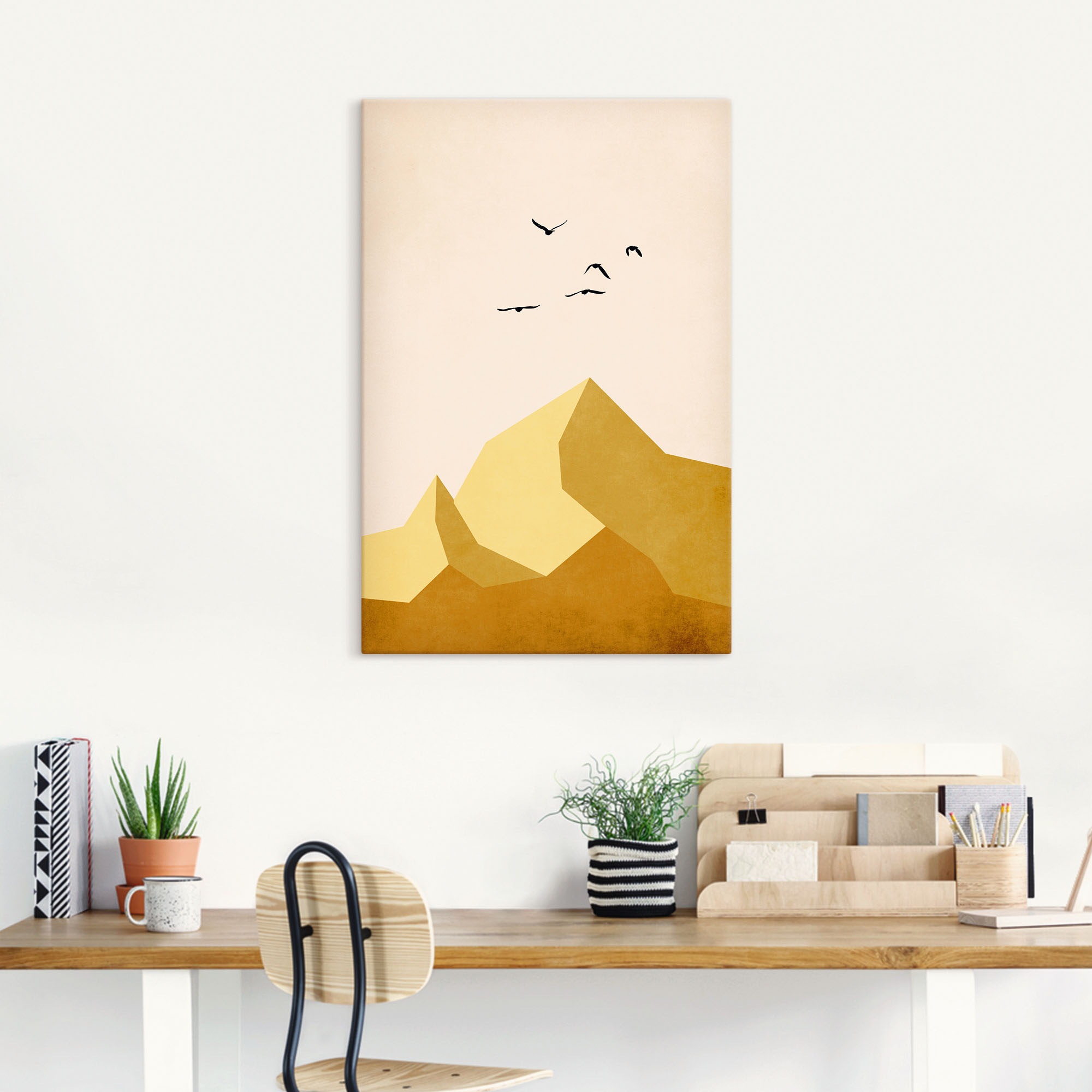 Artland Wandbild »Zugspitze, DREI«, Berge & Alpenbilder, (1 St.), als Alubild, Leinwandbild, Wandaufkleber oder Poster in versch. Grössen