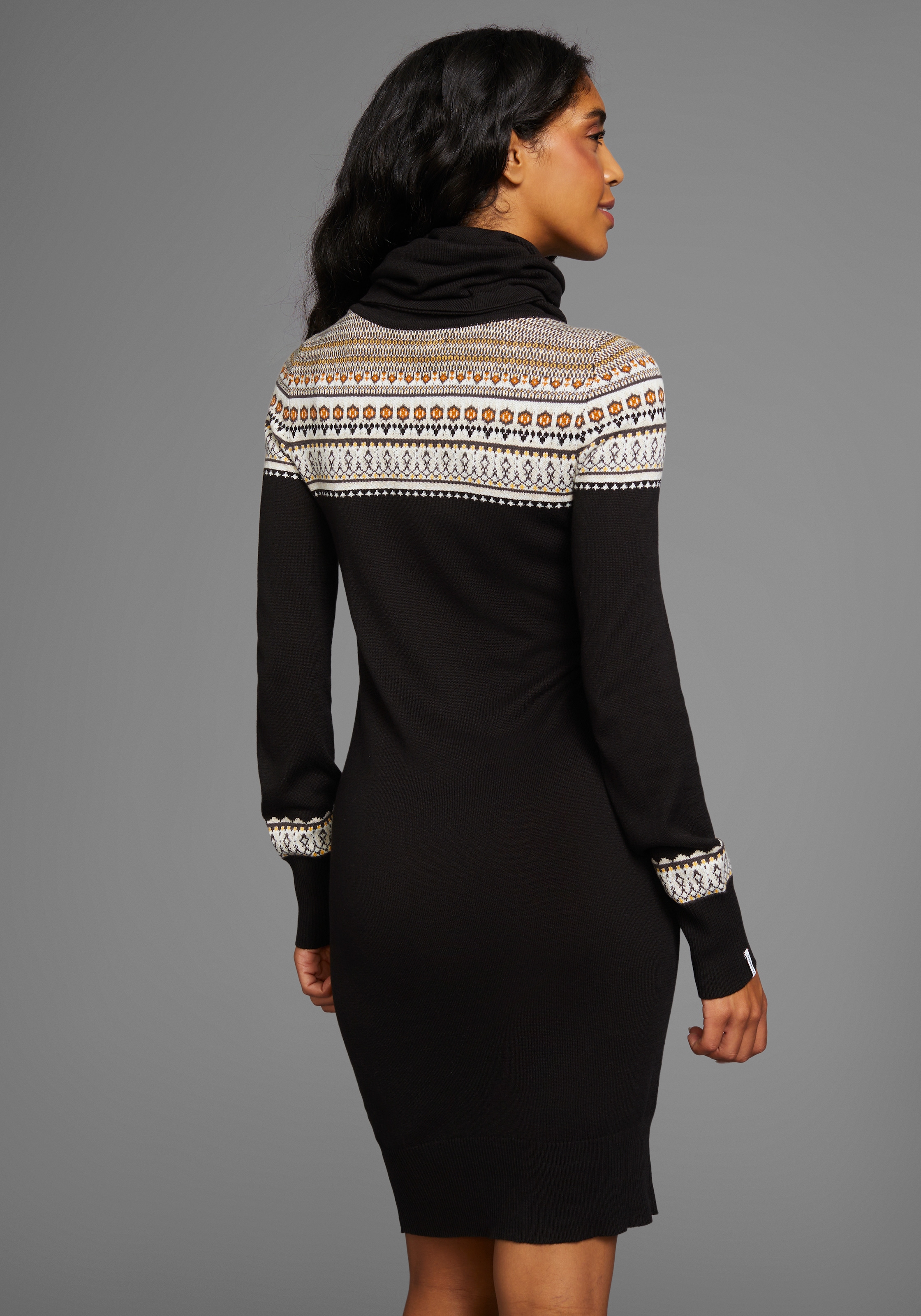 KangaROOS Strickkleid, mit Norwegermuster