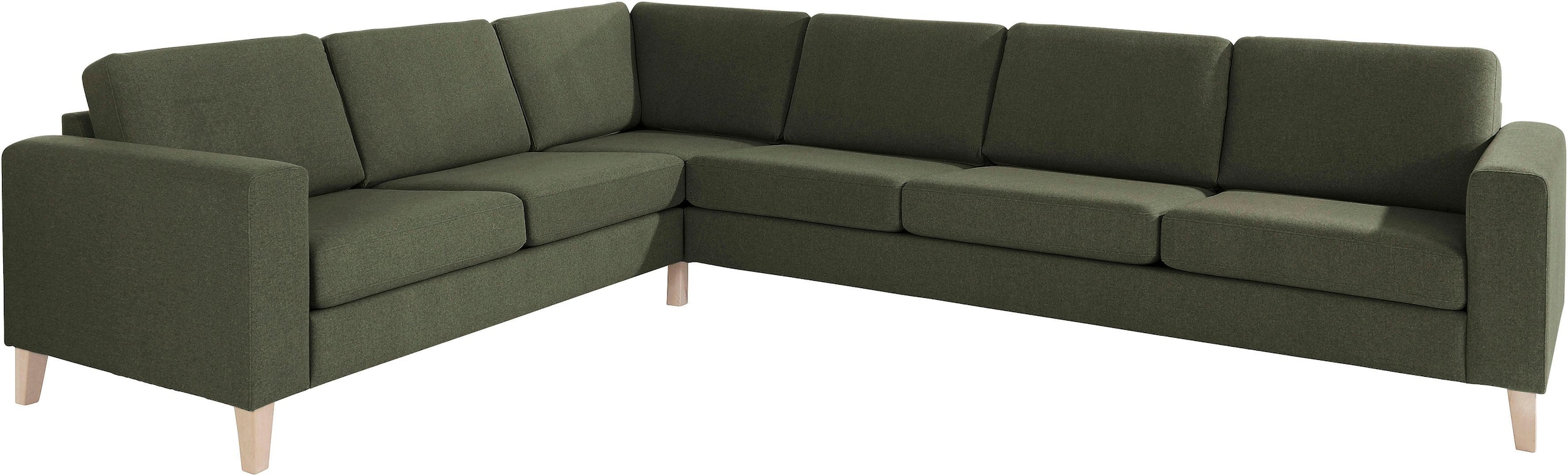 ❤ ATLANTIC home collection Ecksofa rechts Jelmoli-Online mit Wellenunterfederung, kaufen montierbar langer Schenkel links »Terra«, Shop oder im