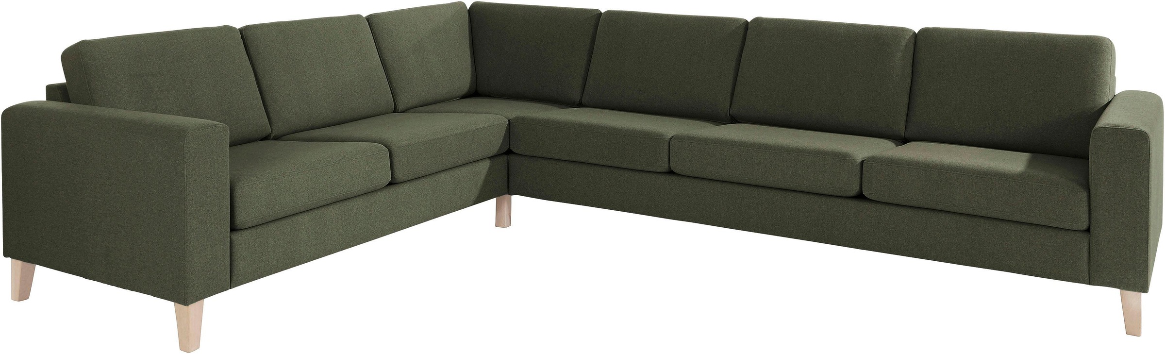 OTTO home Ecksofa "Terra L-Form" mit Wellenunterfederung, langer Schenkel links oder rechts montierbar