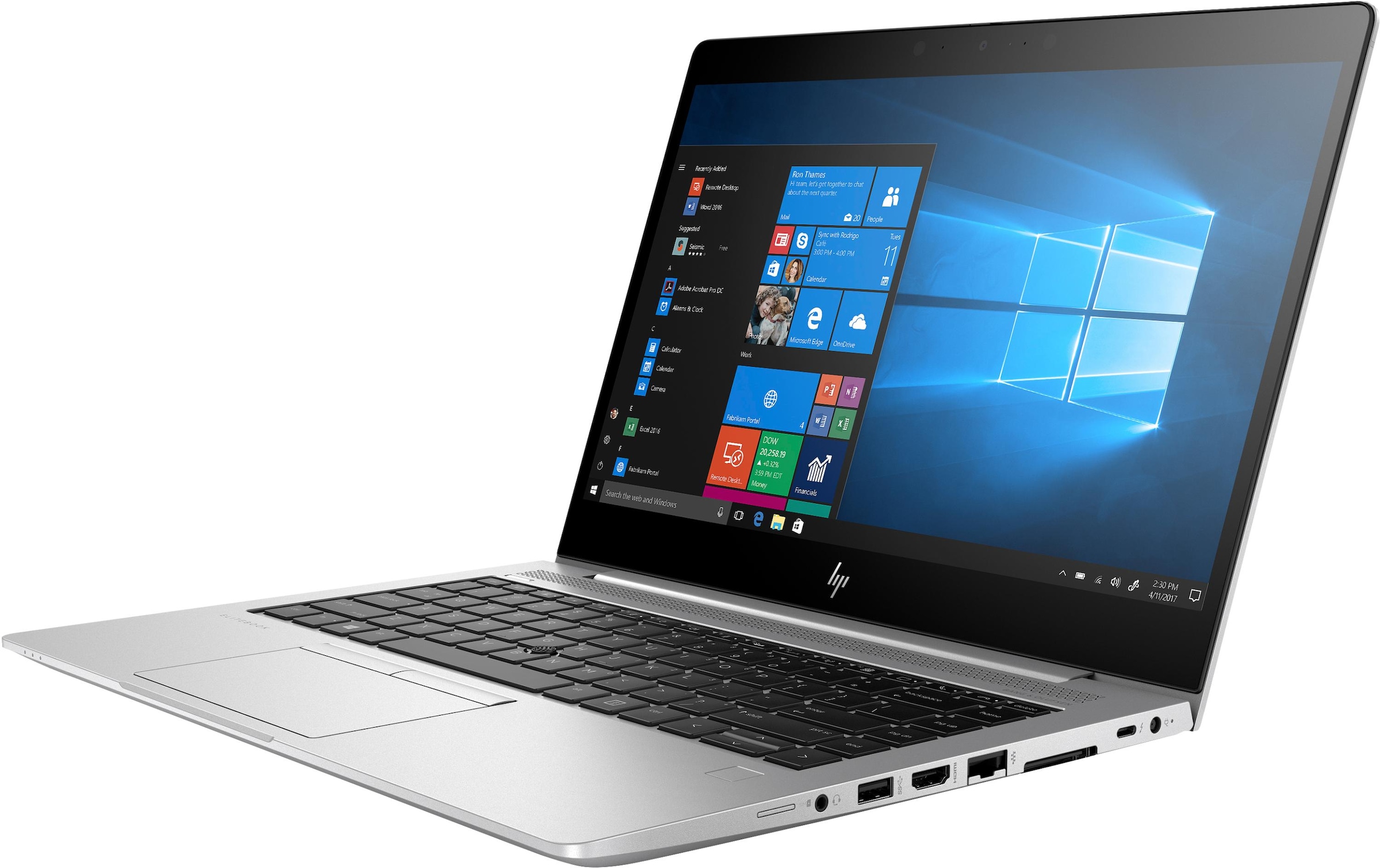 HP Notebook »EliteBook 840 G6 9FU10EA SureView Gen2«, 35,56 cm, / 14 Zoll, Intel, Core i7, UHD Graphics 620, 16 GB HDD, 512 GB SSD