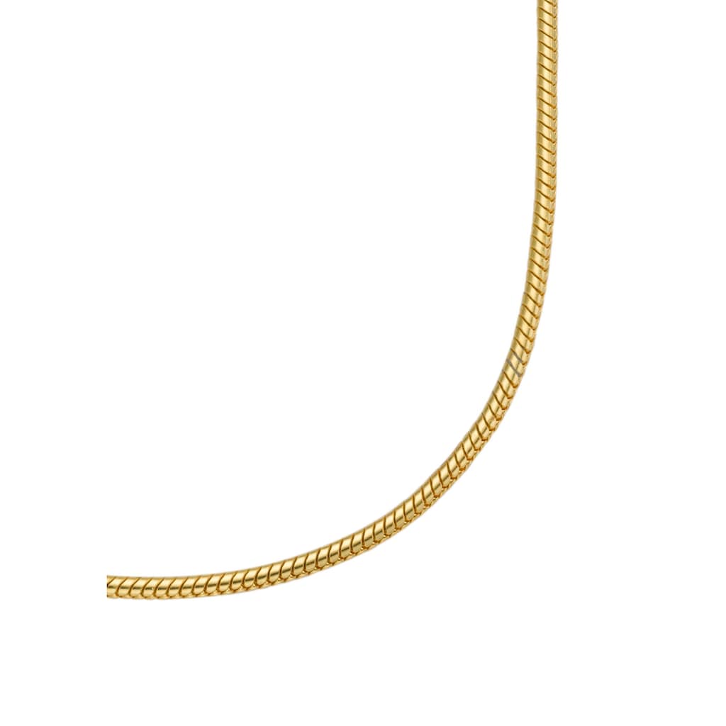 Firetti Edelstahlkette »Schmuck Geschenk, Schlangenkette, 1,5 mm breit, gelbgoldfarben«, Made in Germany