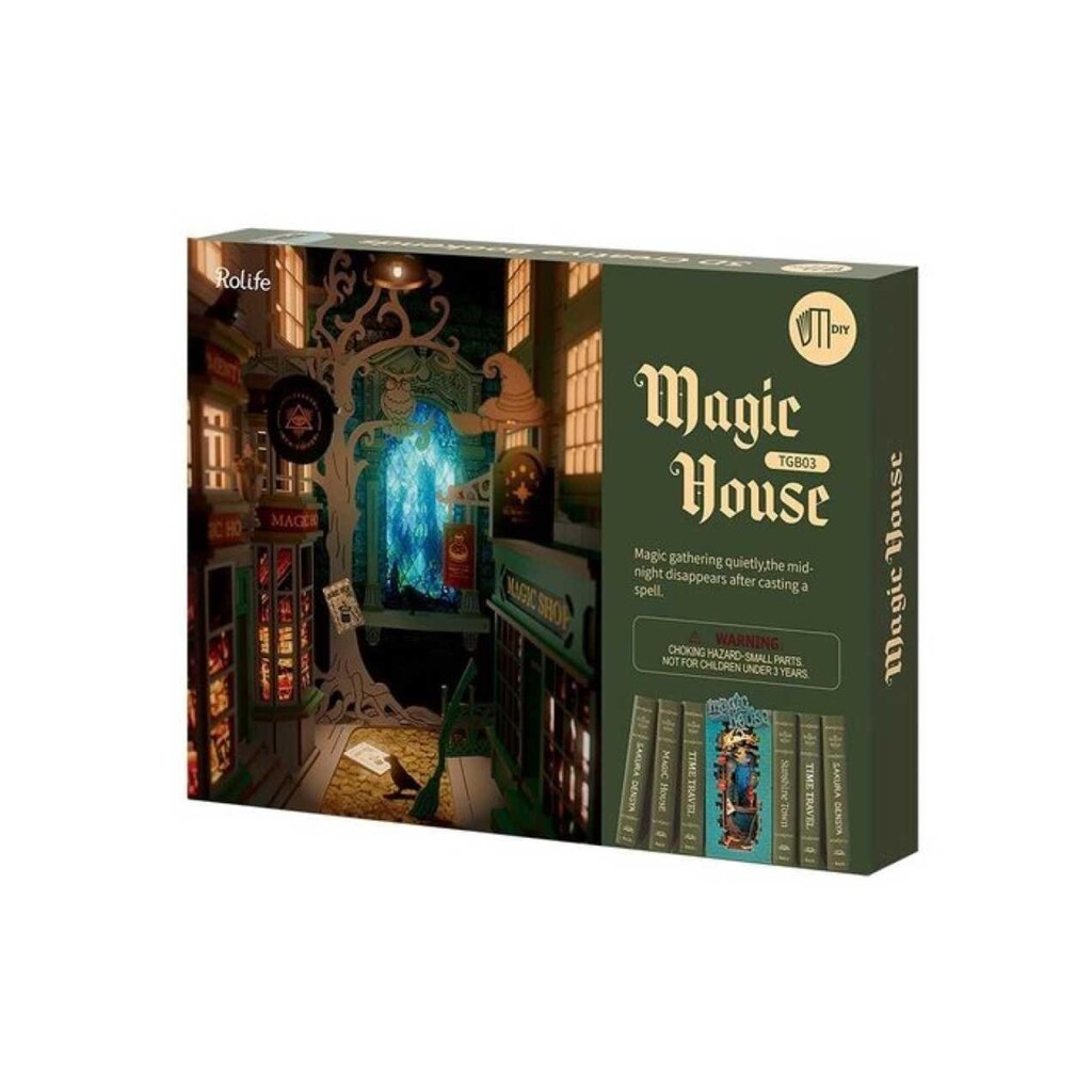 Puzzle »RoboTime Book Nook Magic House«, (216 tlg.)