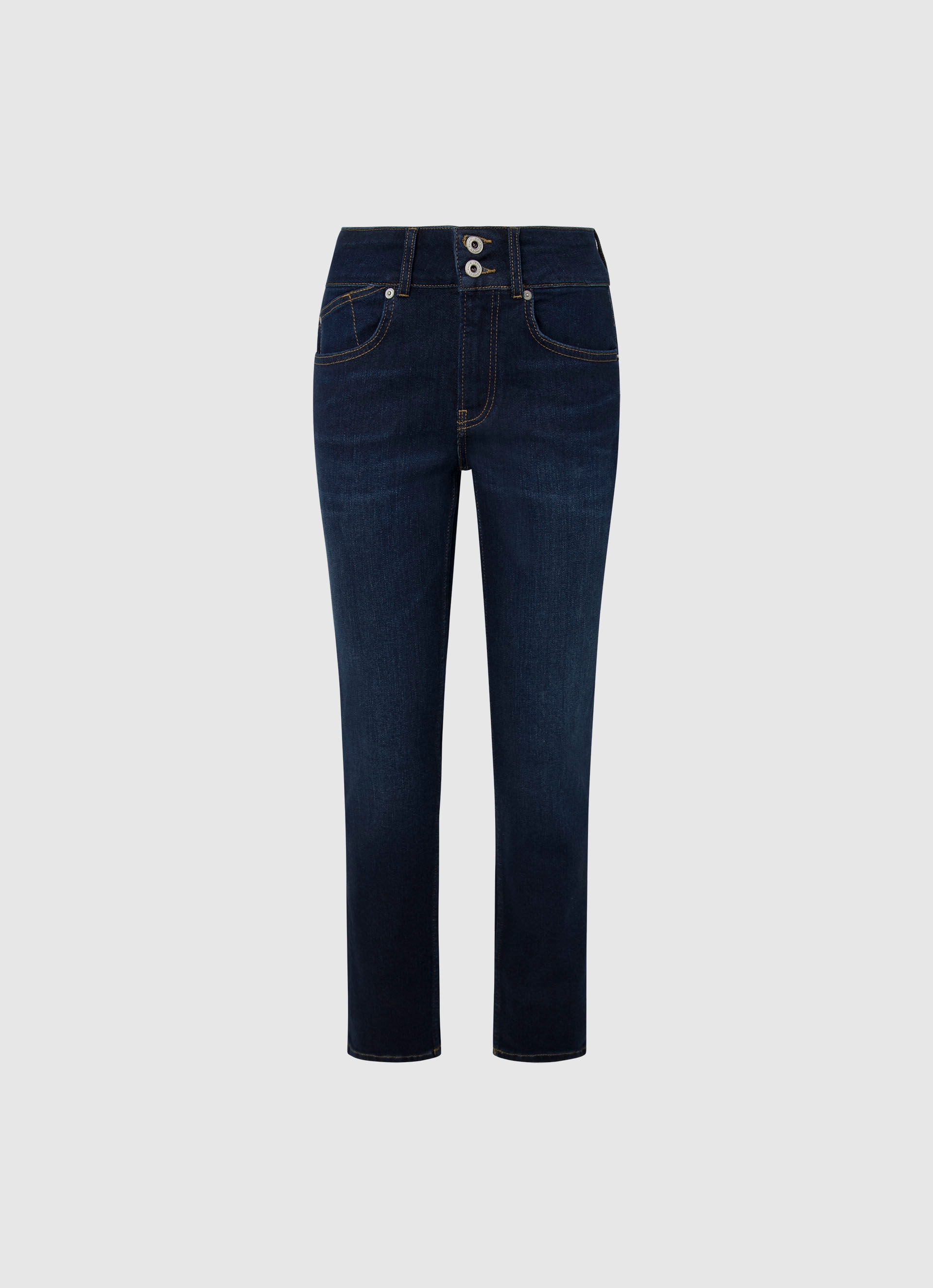 Pepe Jeans Slim-fit-Jeans »SLIM JEANS MW«, mit extrabreitem Bund mit Doppelknopf-Verschluss