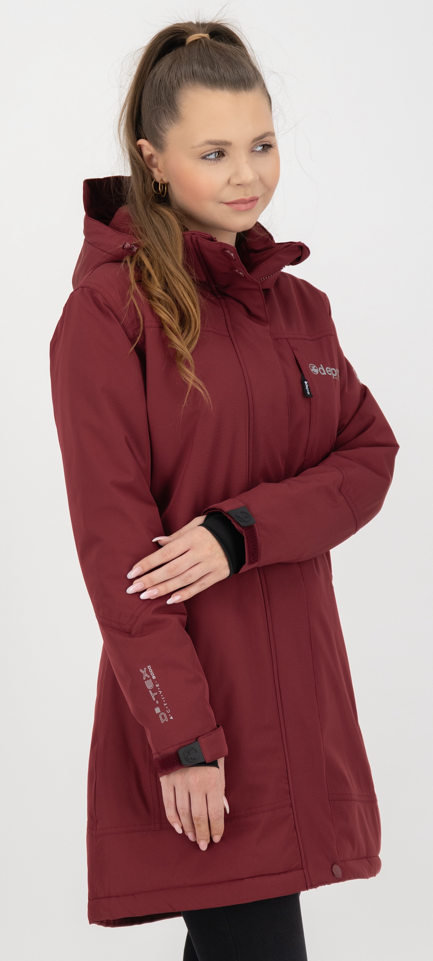DEPROC Active Winterjacke »MONTREAL LONG WMN«, auch in Grossen Grössen erhältlich