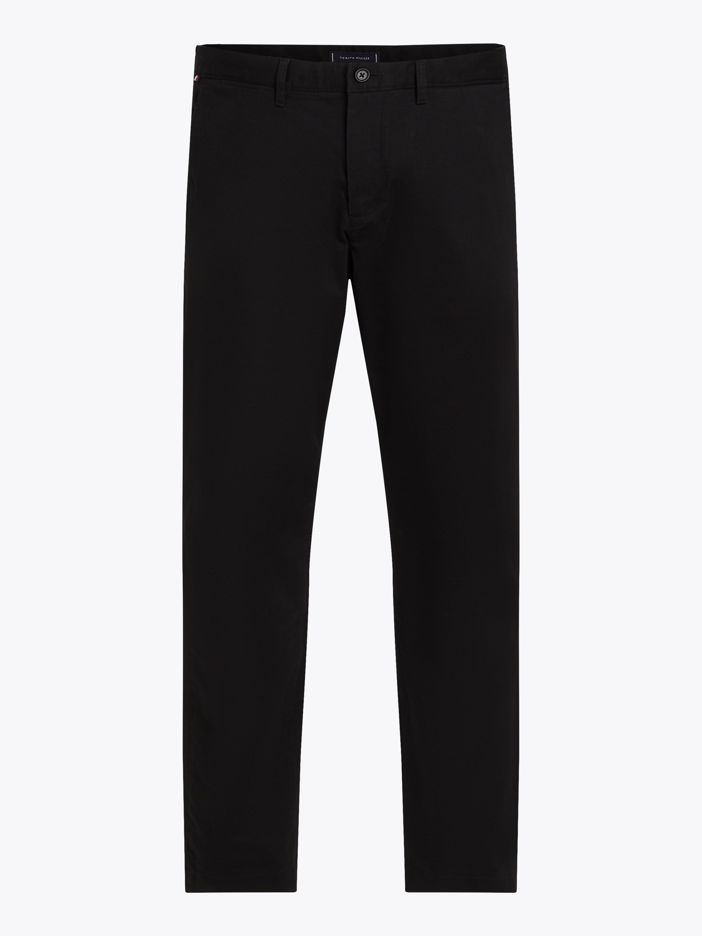 Tommy Hilfiger Chinohose »DENTON CHINO SATIN«, mit Gesässtaschen mit Knopf, Logostickerei
