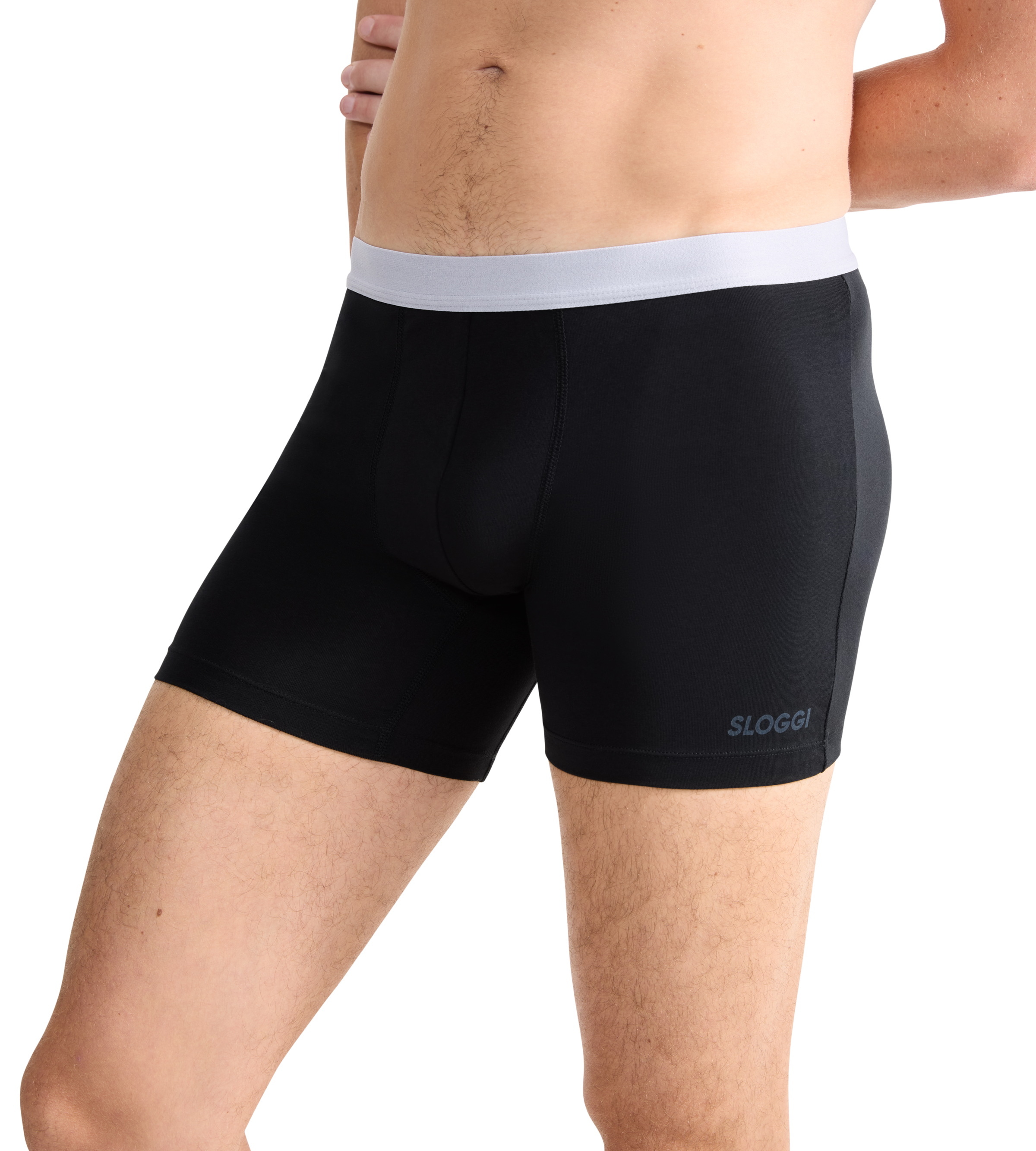 sloggi Retro Boxer »men GO ABC 2.0 Short 2P«, (2er Pack), dezentes, gedrucktes sloggi-Logo am Saum