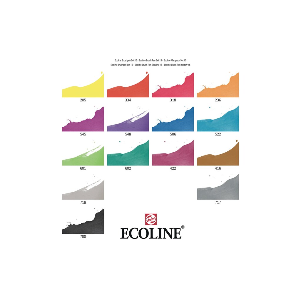 Talens Faserstift »Ecoline 15er Set«