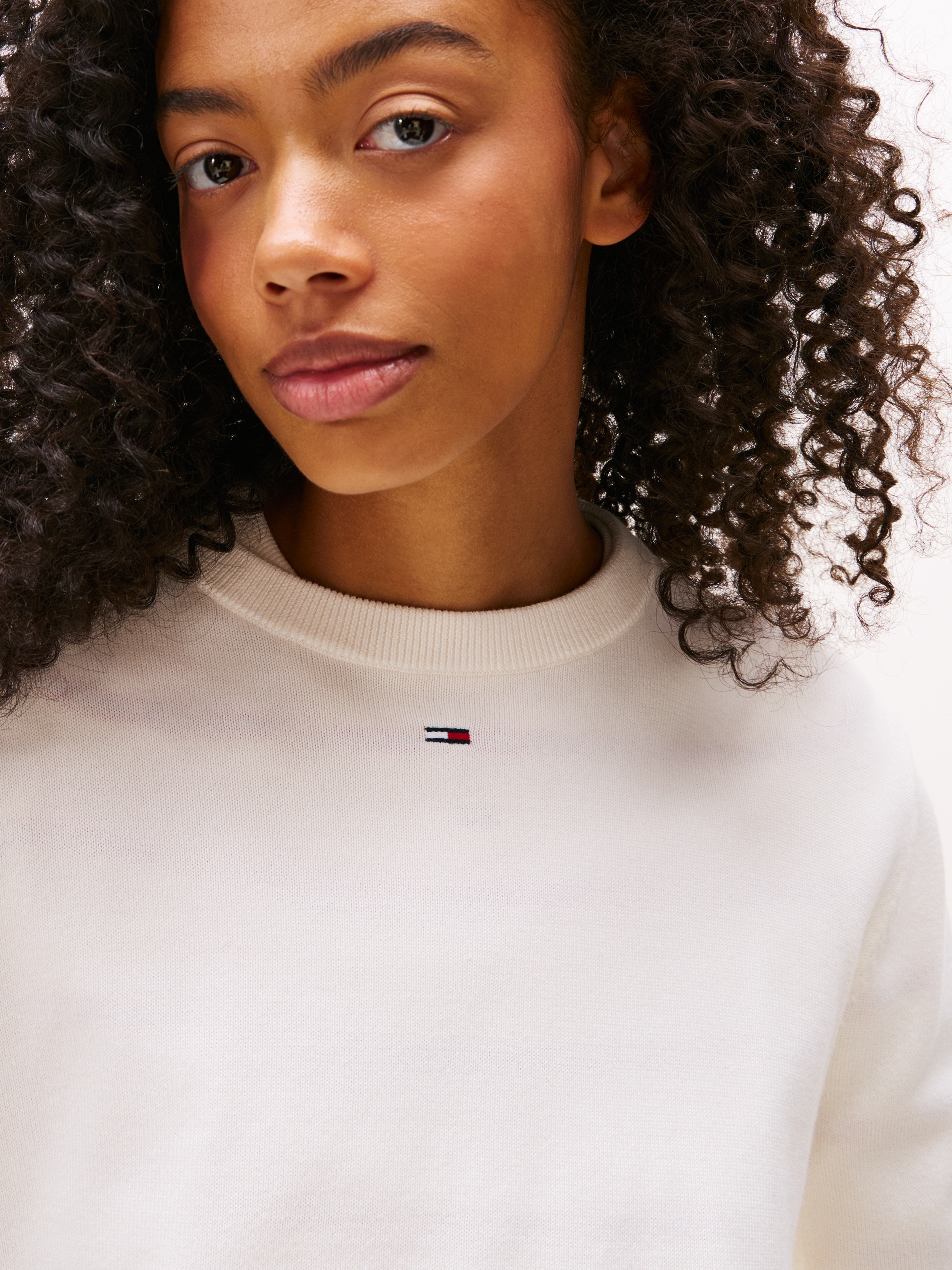 Tommy Jeans Strickpullover »TJW ESSENTIAL CREW SWEATER EXT«