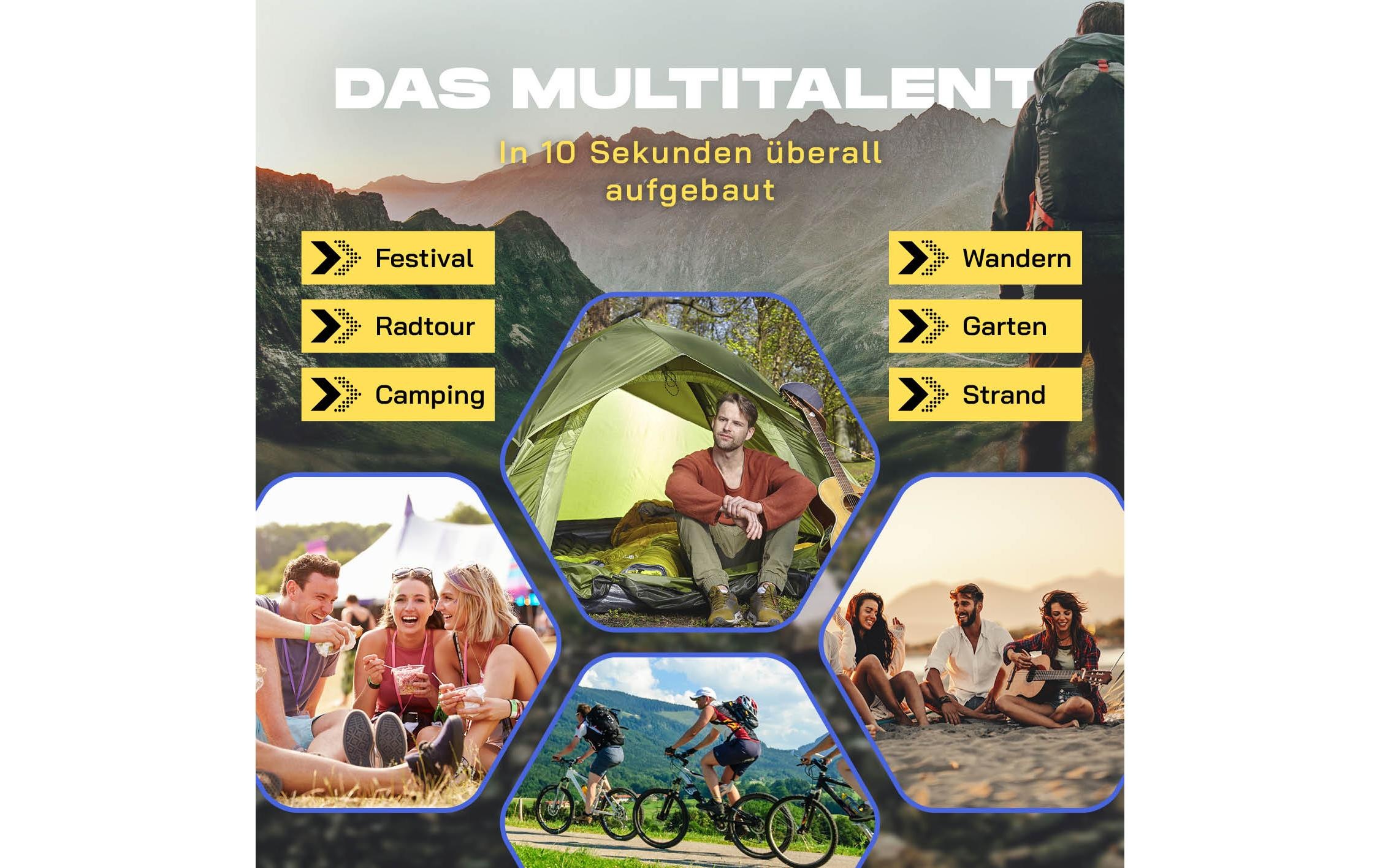Wurfzelt »Where tomorrow 3 Personen«, 3 Personen