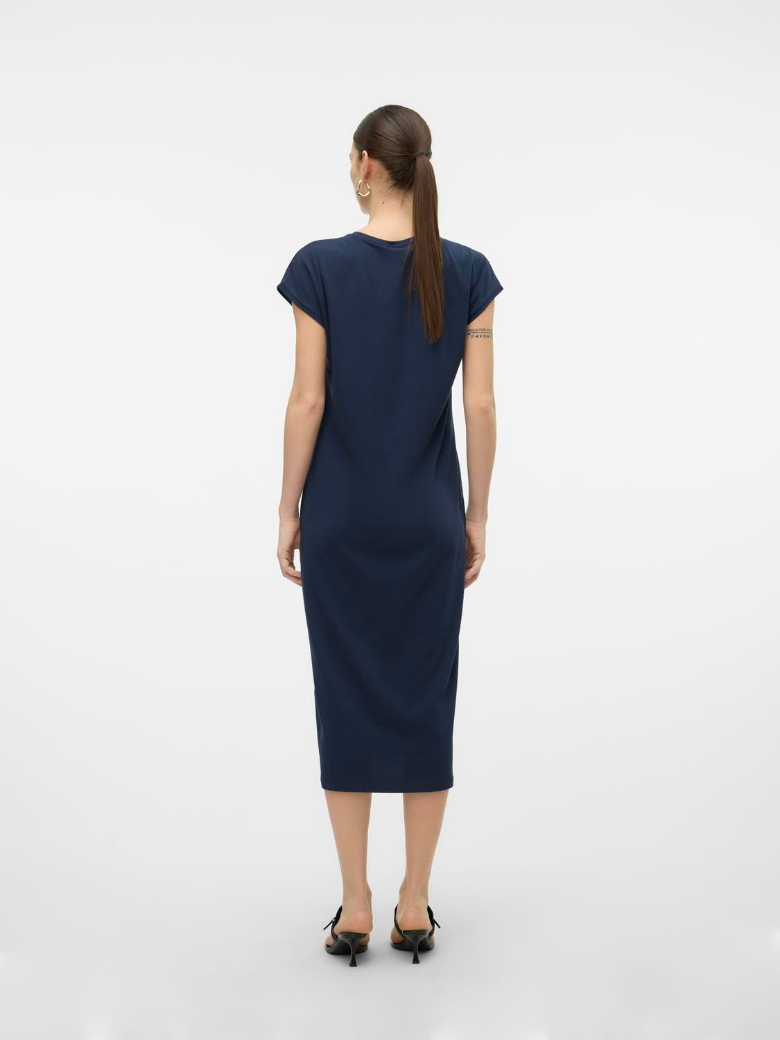 Vero Moda Midikleid »VMBARBARA SS CALF DRESS JRS SPE GA«