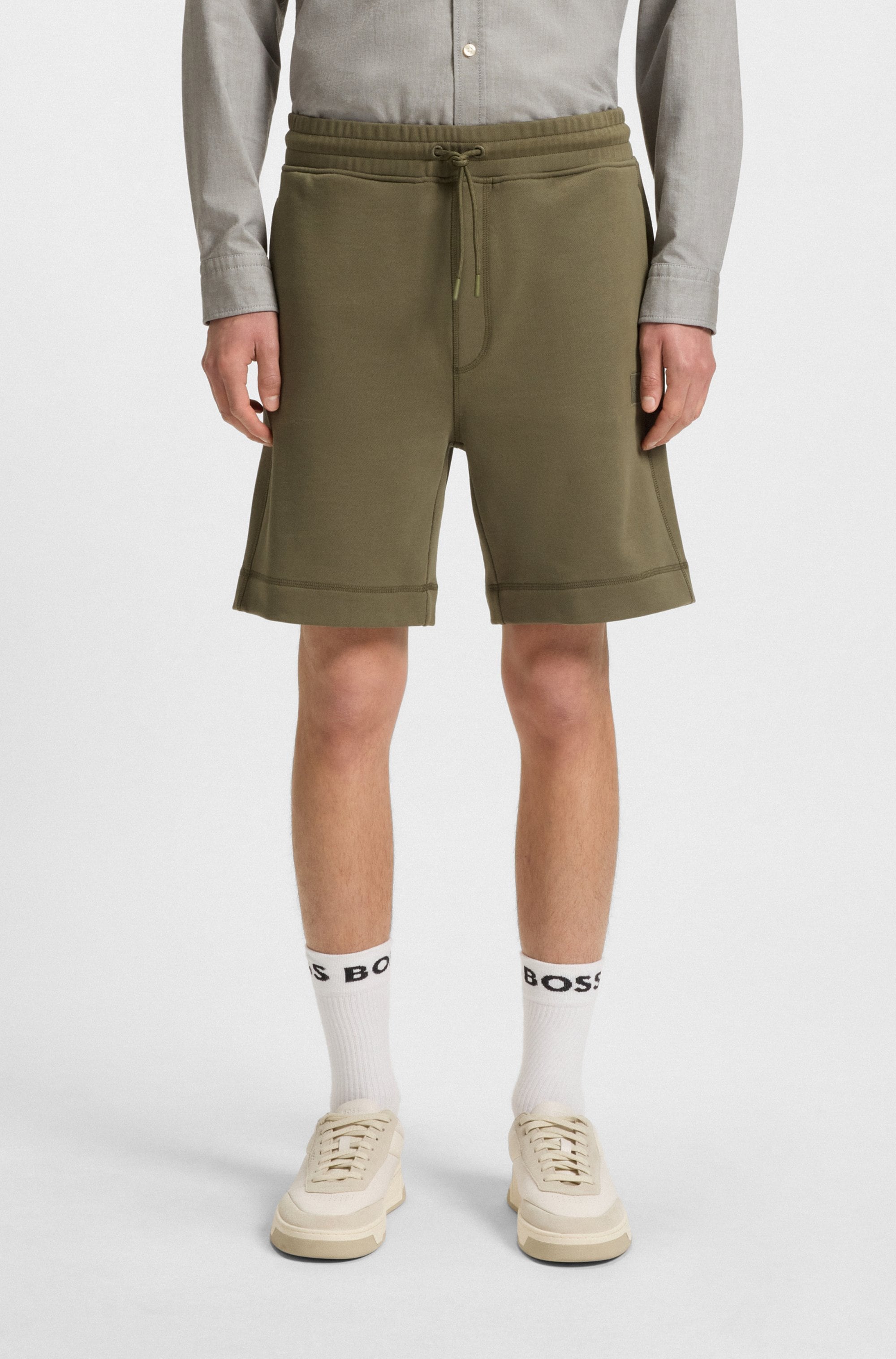BOSS ORANGE Sweatshorts »Sewalk« mit BOSS Markenlabel