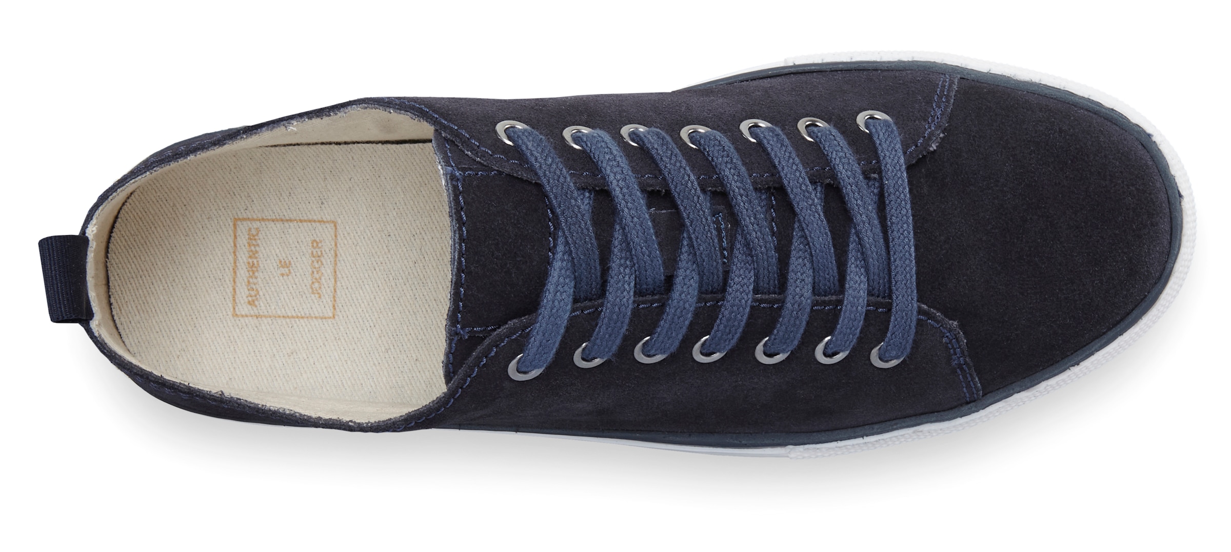 AUTHENTIC LE JOGGER Sneaker »Schnürschuh«, aus Leder, Schnürhalbschuhe, Freizeitschuhe, ultraleicht
