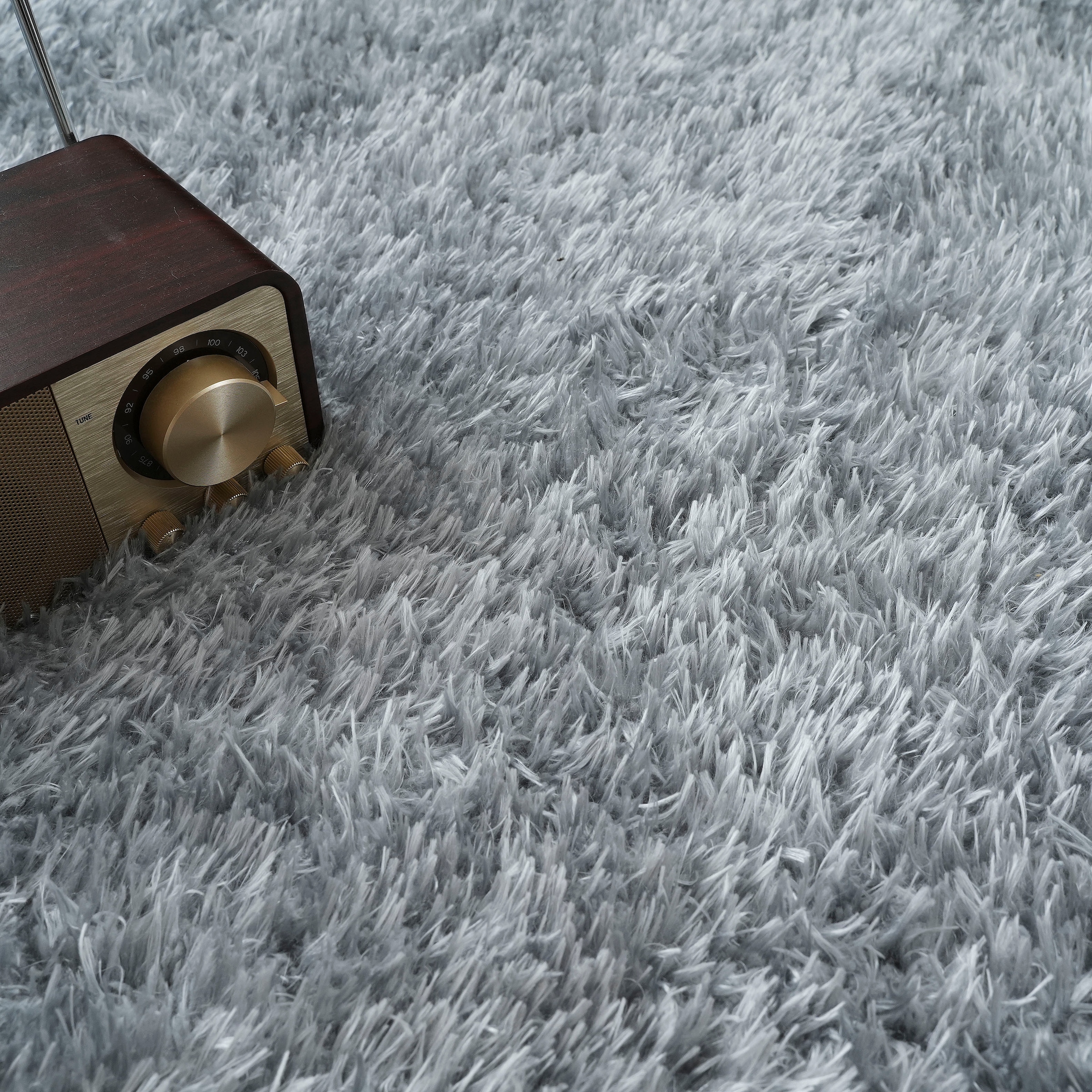 my home Hochflor-Teppich »Micro Shaggy, aus weicher Mikrofaser«, rechteckig, 53 mm Höhe, weich, flauschig, Uni-Farben, Wohnzimmer, Schlafzimmer, Kinderzimmer