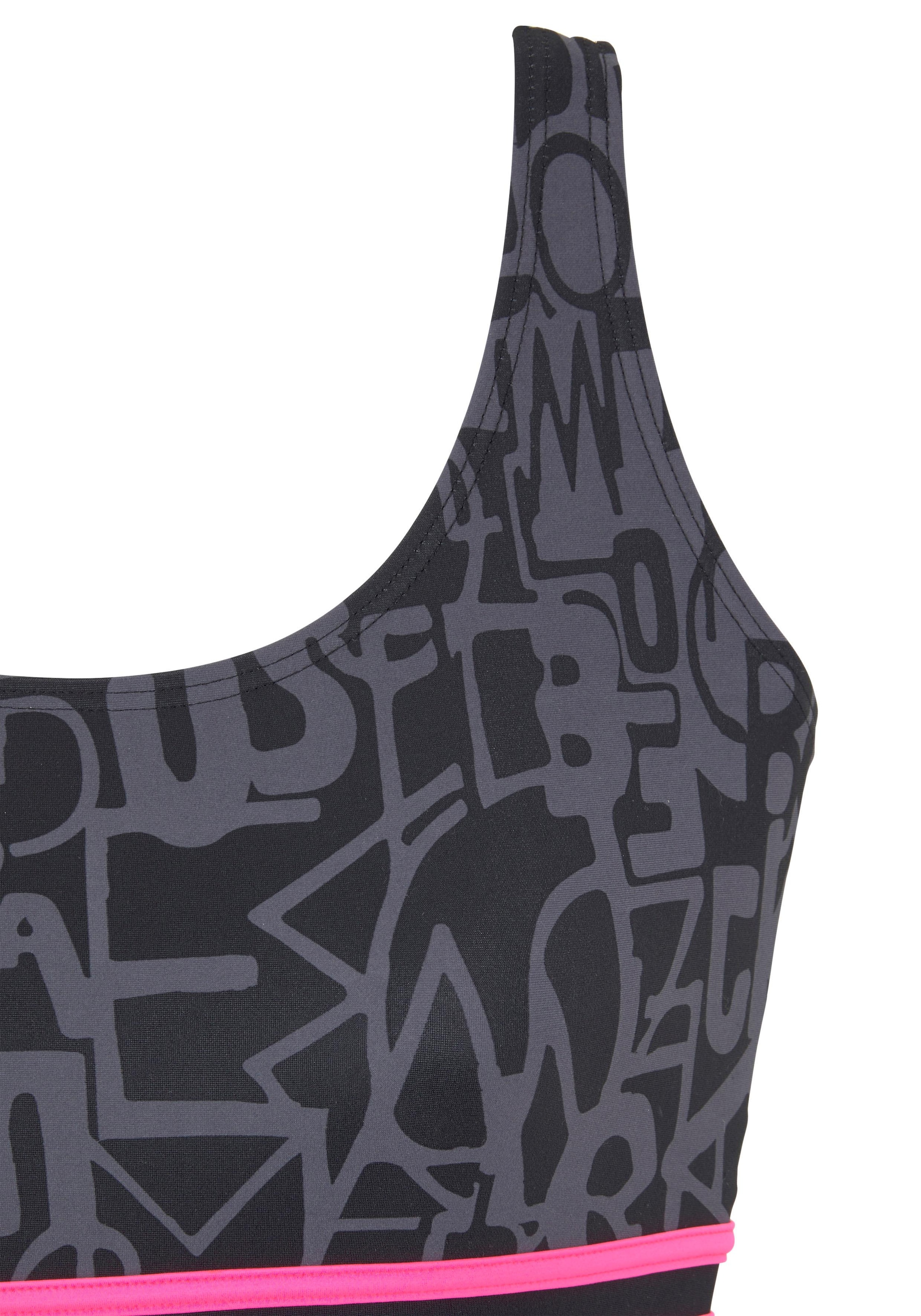 Venice Beach Badeanzug, mit und online Jelmoli-Versand Schweiz kaufen Shaping-Effekt Logoprint bei trendigem