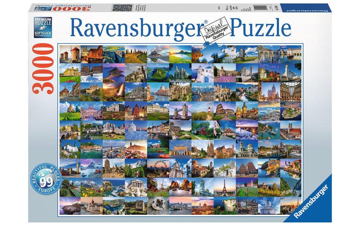 Ravensburger Puzzle »99 Beautiful Places in Europe«