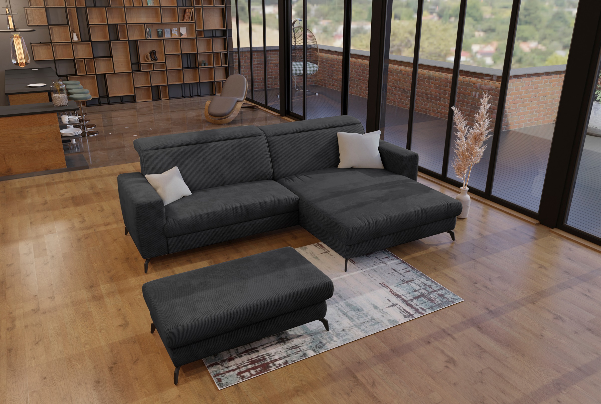 sit&more Ecksofa "Bolero L-Form"