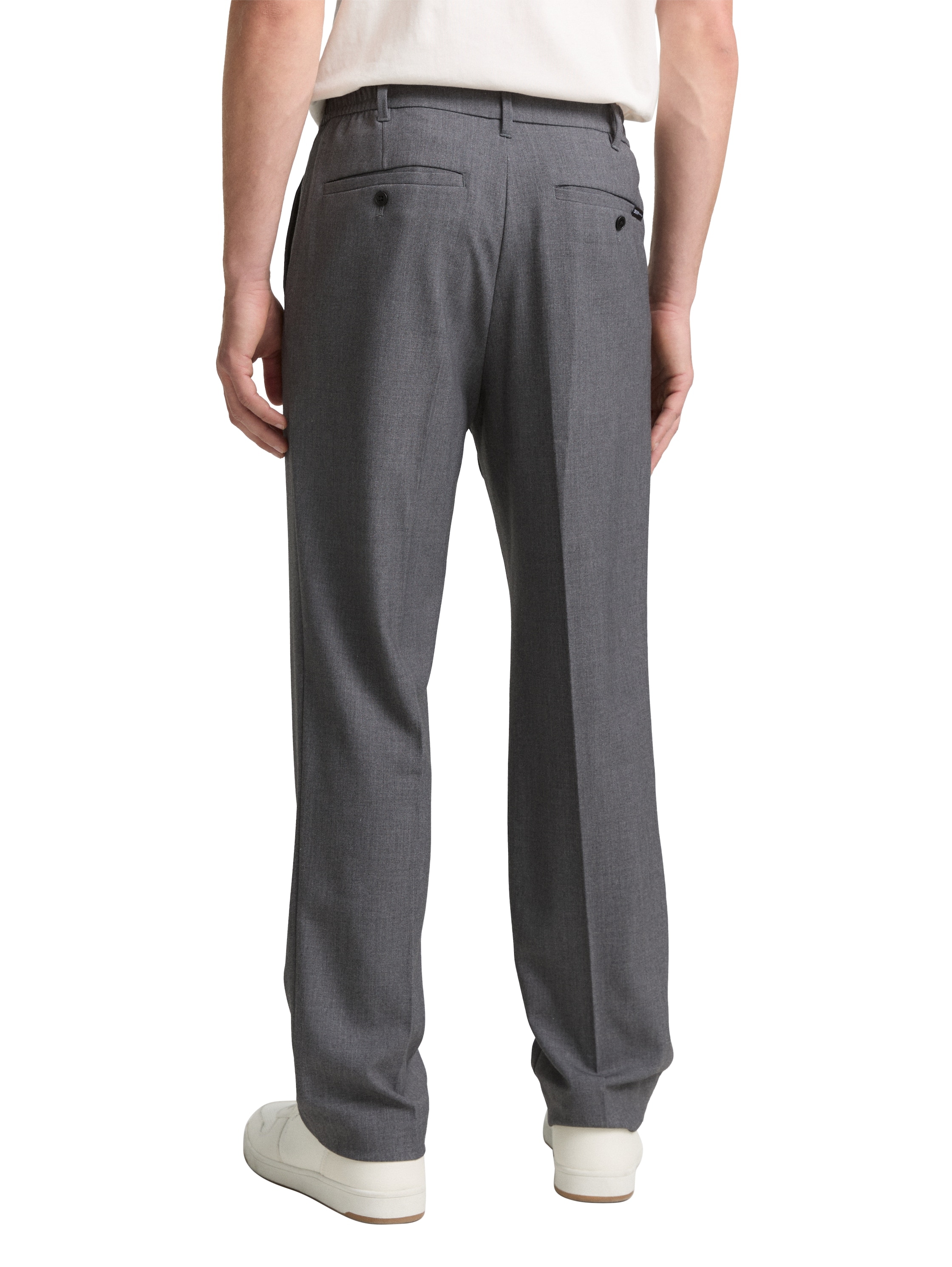 TOM TAILOR Denim Chinohose, mit Bügelfalte
