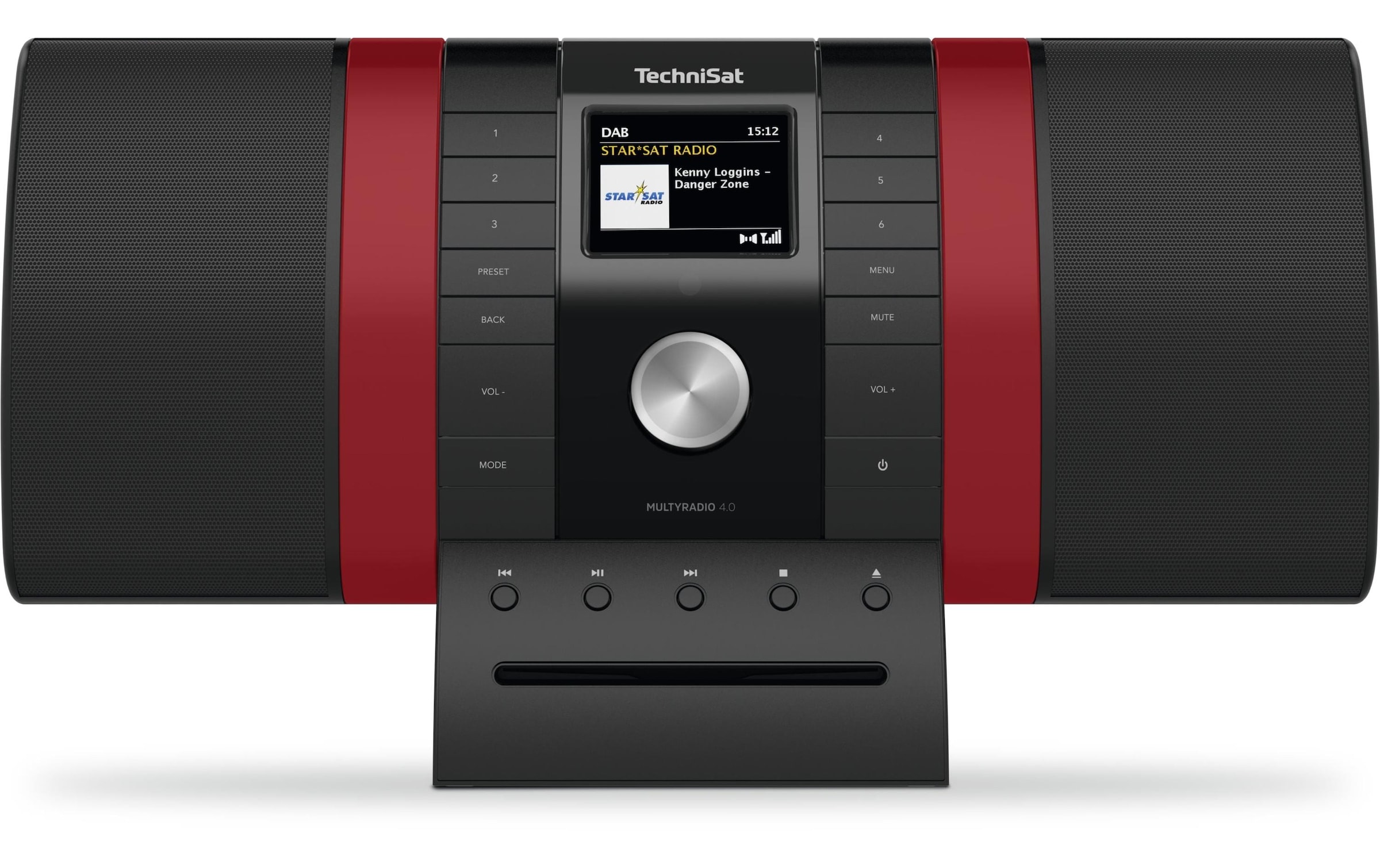 TechniSat Digitalradio (DAB+) »MultyRadio 4.0«, App, CD-Player, Display, Equalizer, Fernbedienung, Senderspeicher