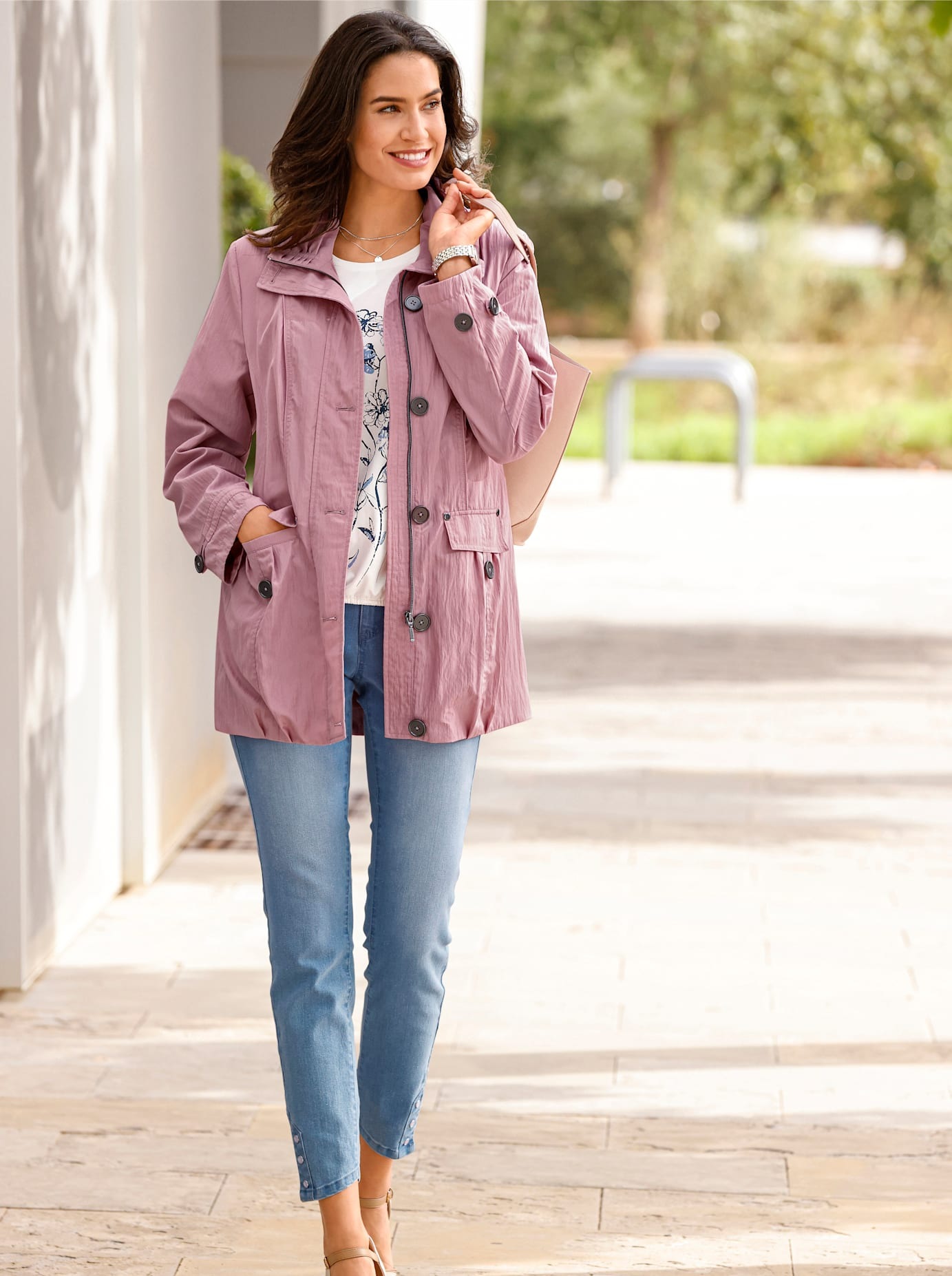 Inspirationen Langjacke ohne Kapuze