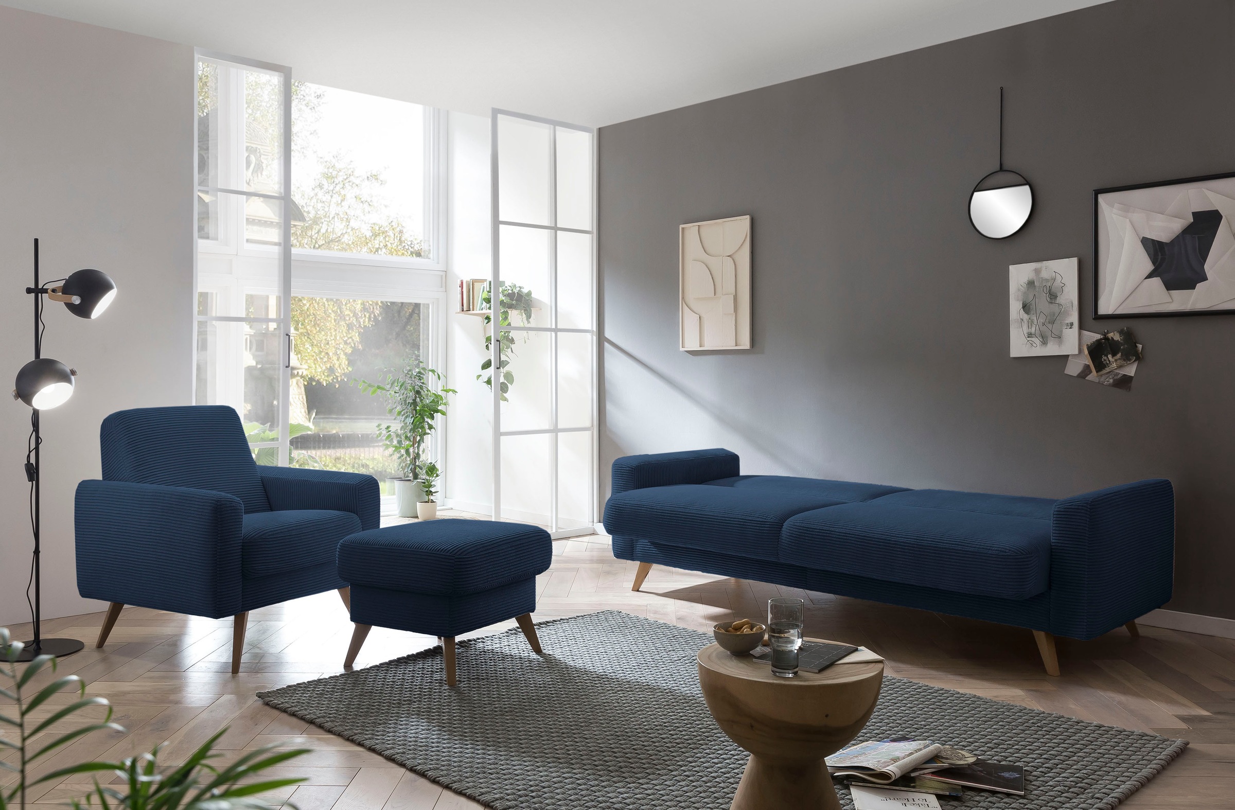 exxpo - sofa Bettfunktion | online Jelmoli-Versand und fashion 3-Sitzer Bettkasten »Samso«, shoppen Inklusive