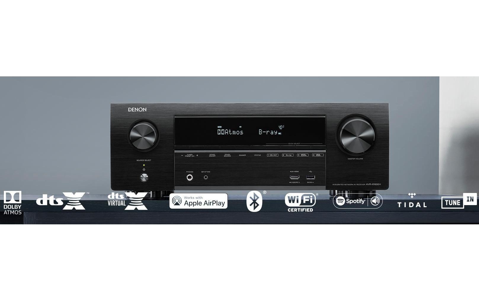 Denon AV-Receiver »AVR-X1600DABH Sch«
