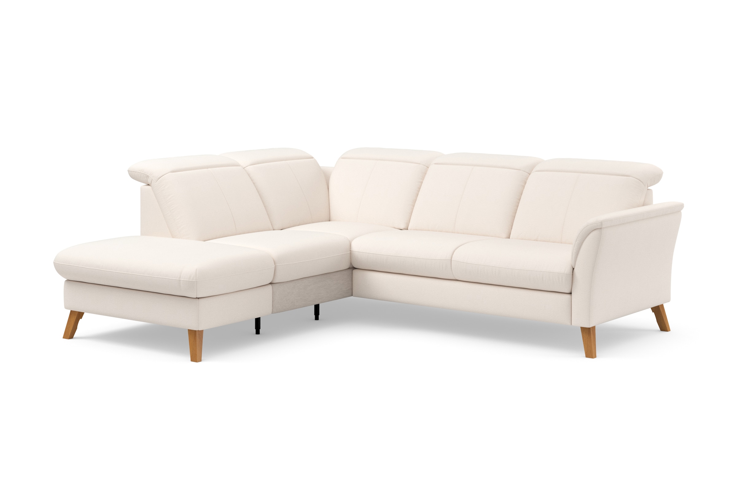 sit&more Ecksofa »Romero L-Form«, wahlweise mit oder ohne TV-Funktion, Bettfunktion, Bettkasten
