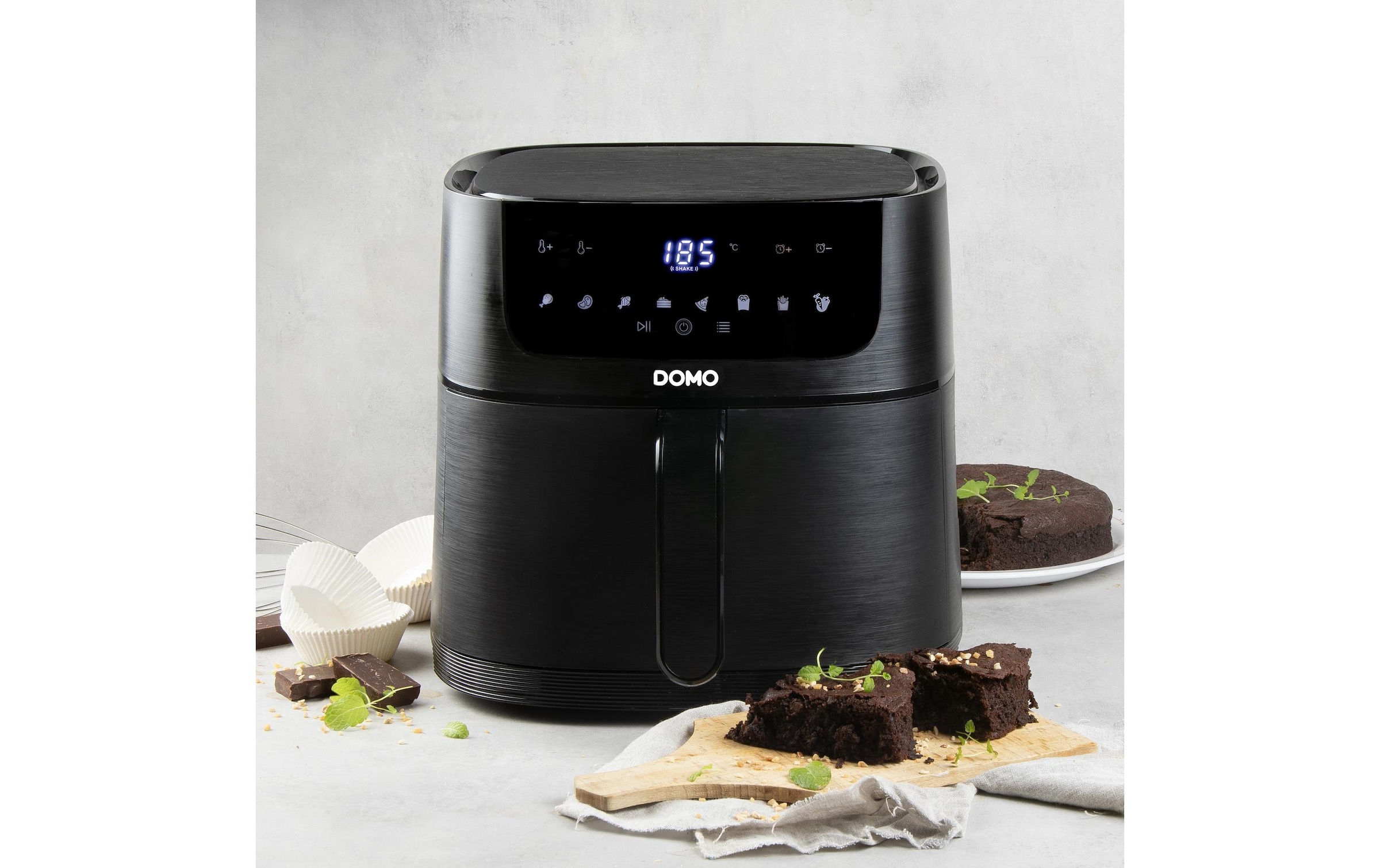 Domo Heissluftfritteuse »DO539FR 45413 kg, Schwarz«, 1500 W
