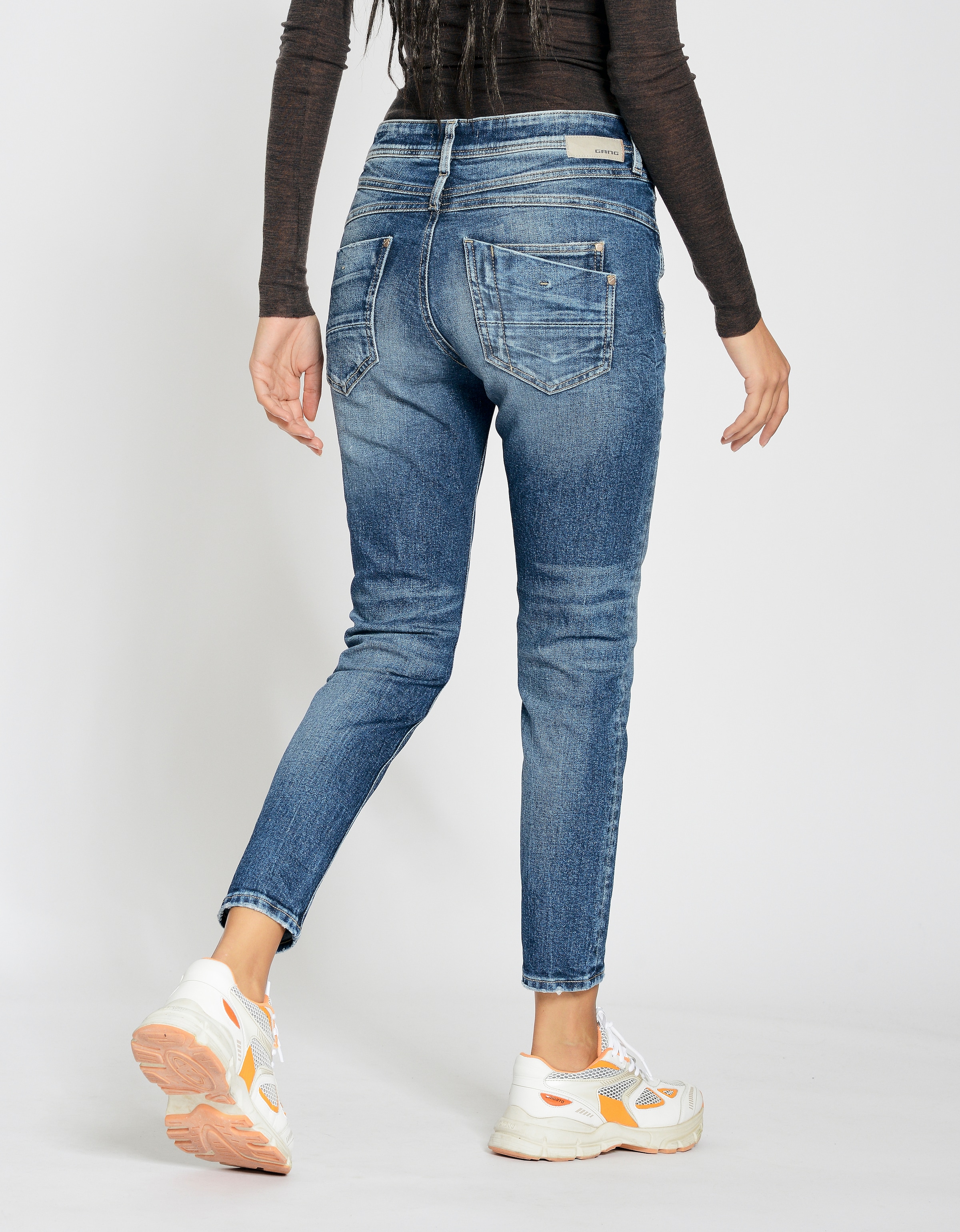 GANG Relax-fit-Jeans »94AMELIE CROPPED«, aus weicher Cord-Qualität