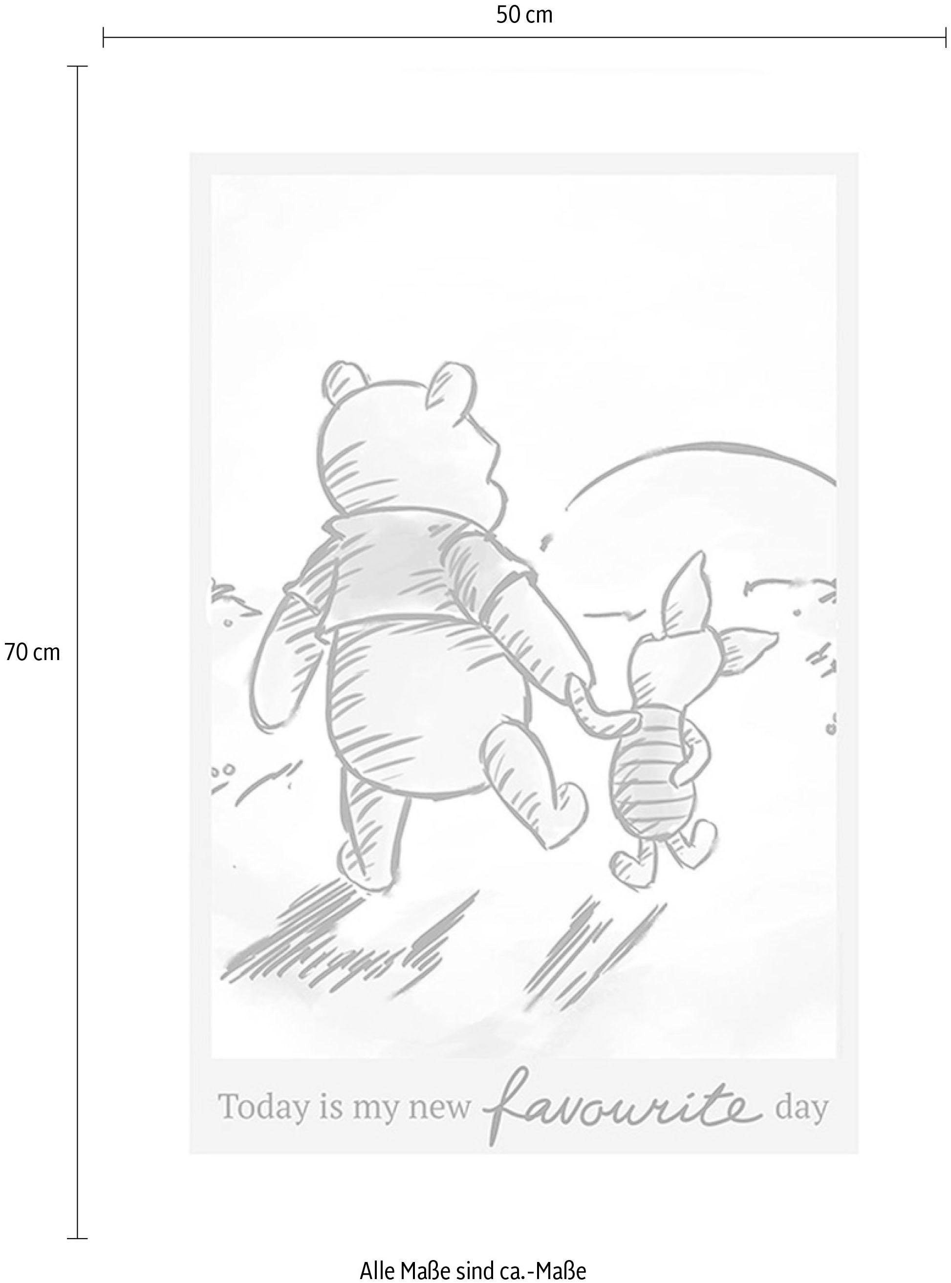 ✵ Komar Poster »Winnie Pooh Today«, Kinderzimmer, Wohnzimmer Schlafzimmer, (1 bestellen Disney, Jelmoli-Versand | St.), online