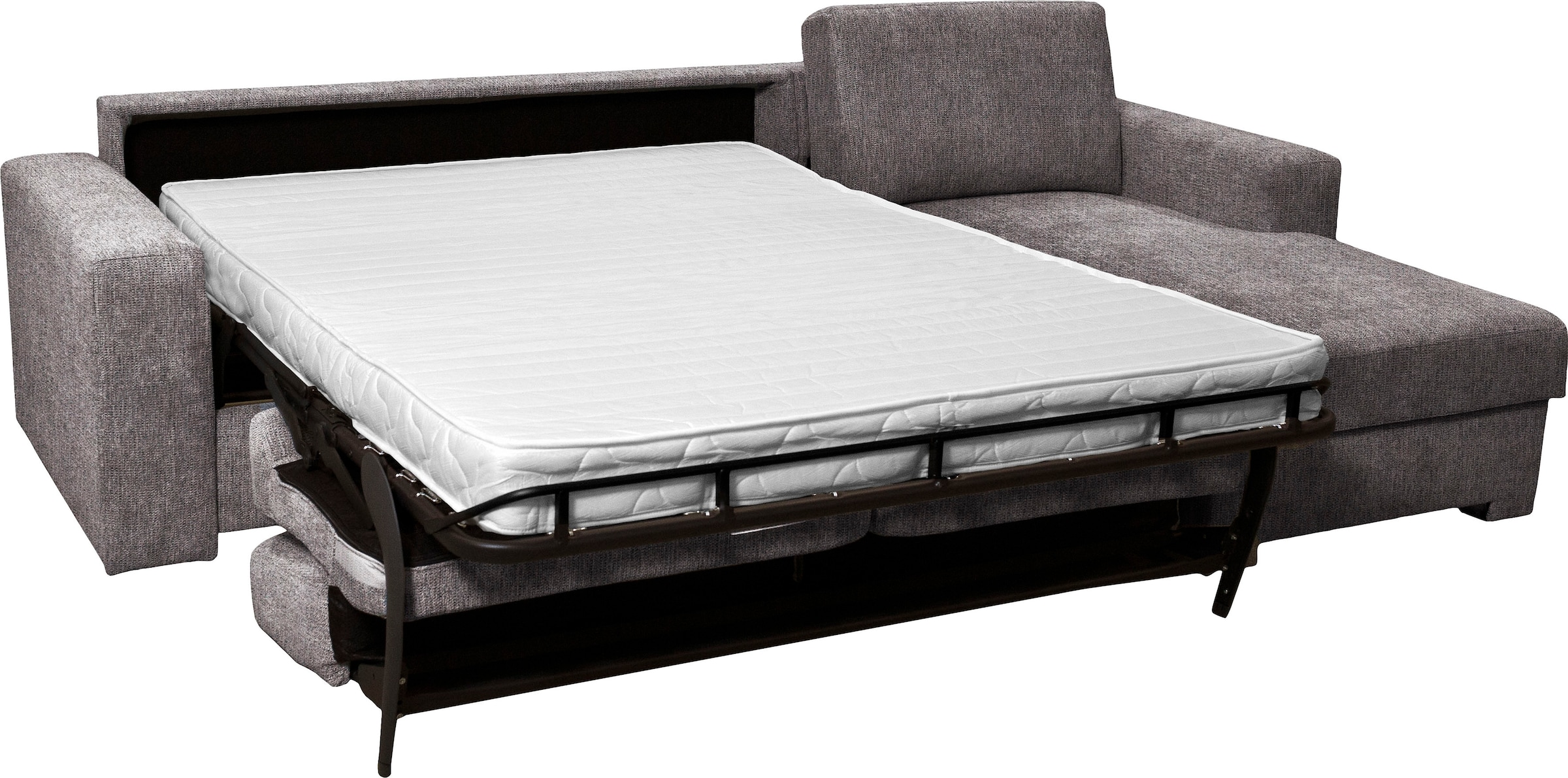 Home affaire Ecksofa Roma "L" Dauerschlaffunktion, mit Unterfederung, Matratzenhöhe 14cm, Liegemasse ca 163x198 cm, L-Form