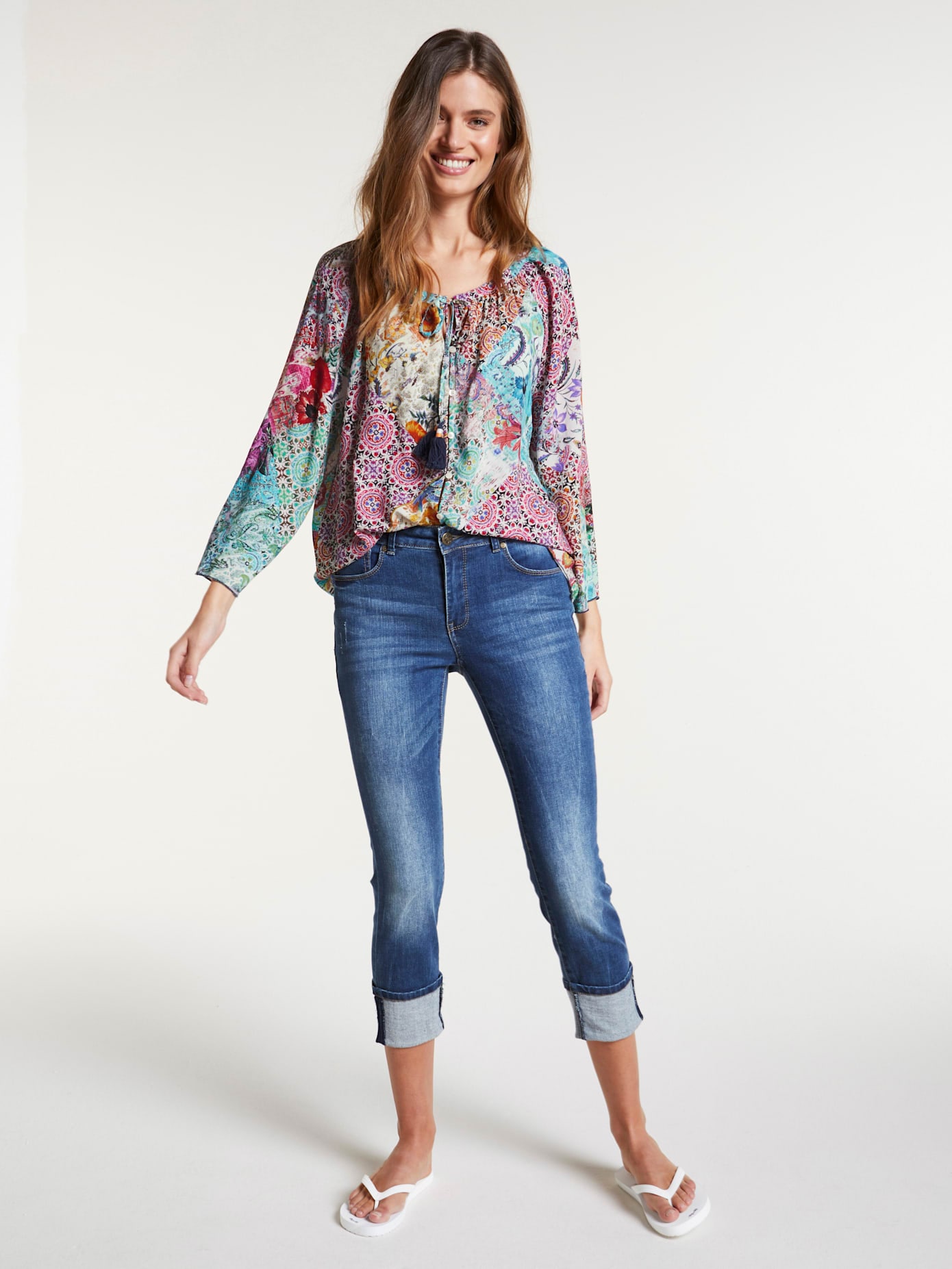 heine Druckbluse