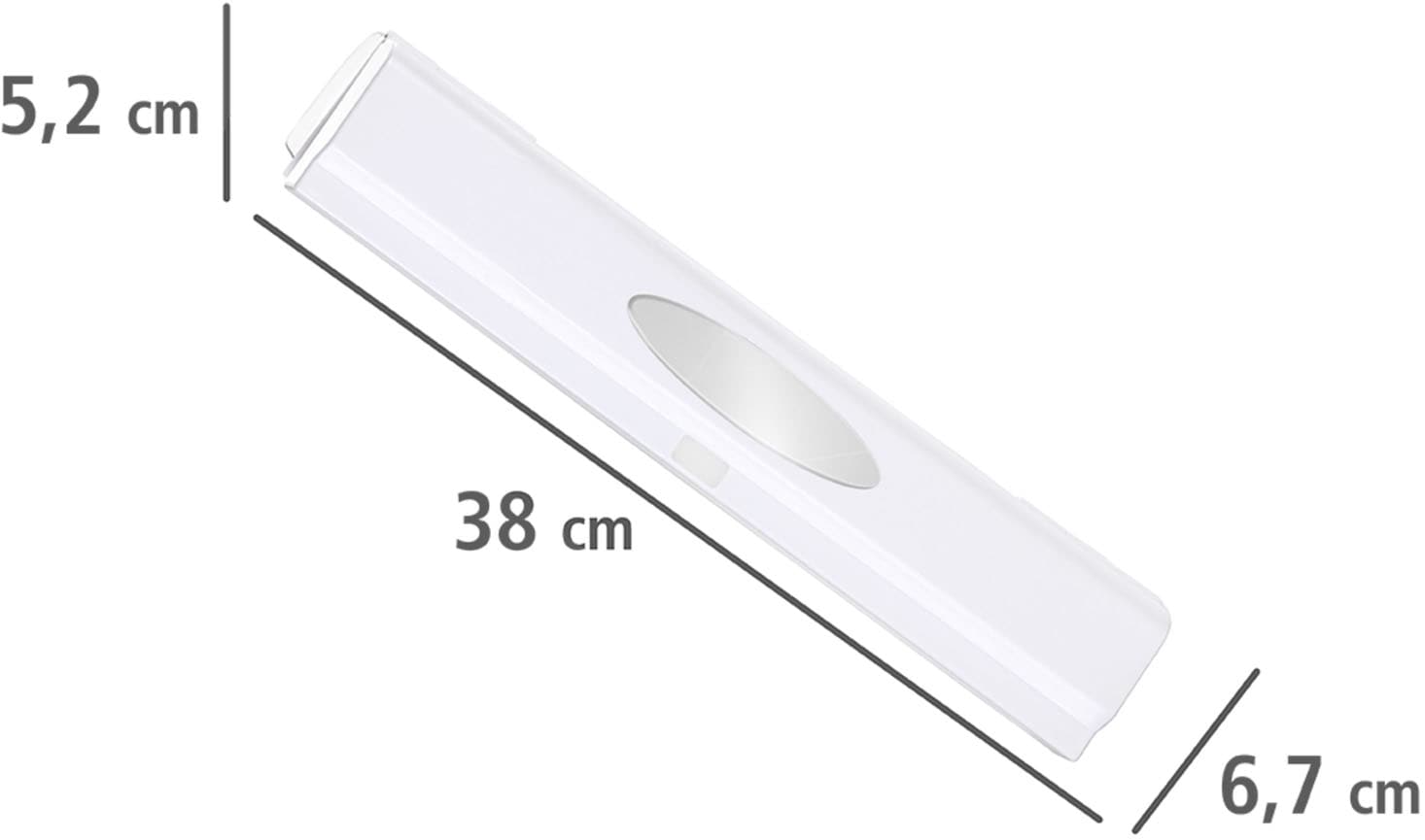 WENKO Folienspender »Modell Perfect-Cutter«, für Folienrollen bis 33 cm Breite, für Alufolien und Frischhaltefolien
